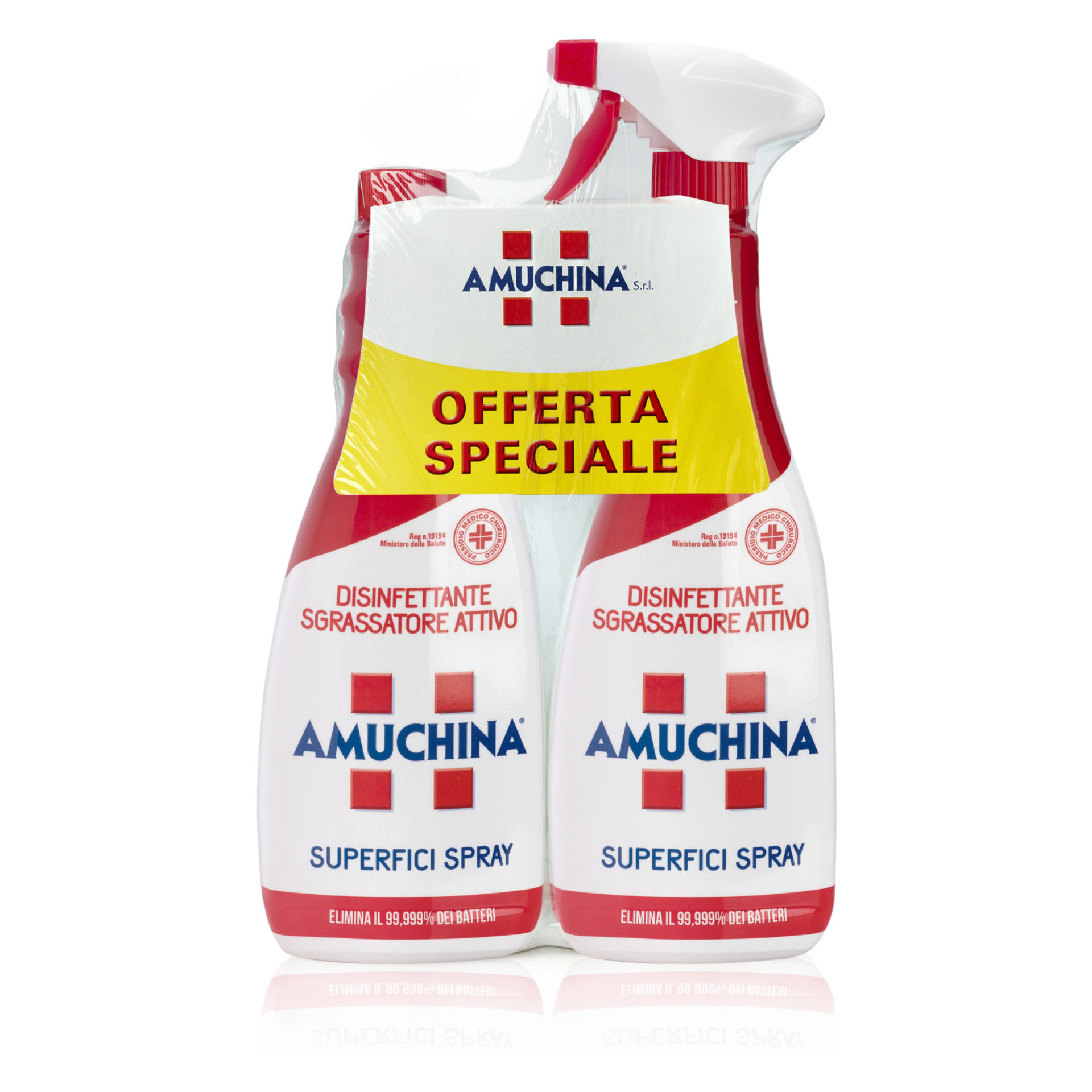 AMUCHINA SUPERFICI 750ML COMPLETO+RICAmuchina