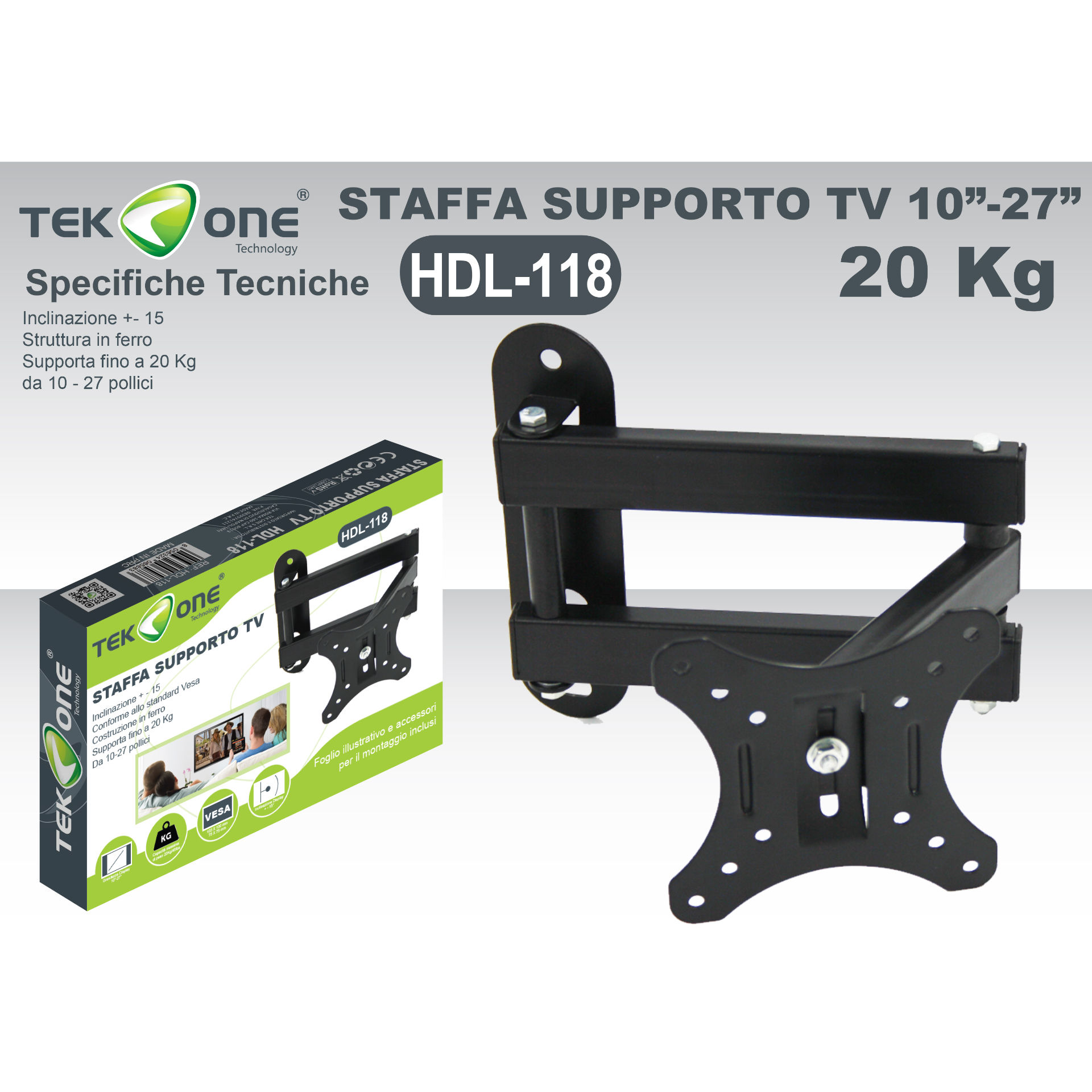 BRACCIO TV HDL118 10/27 POLLICITekone