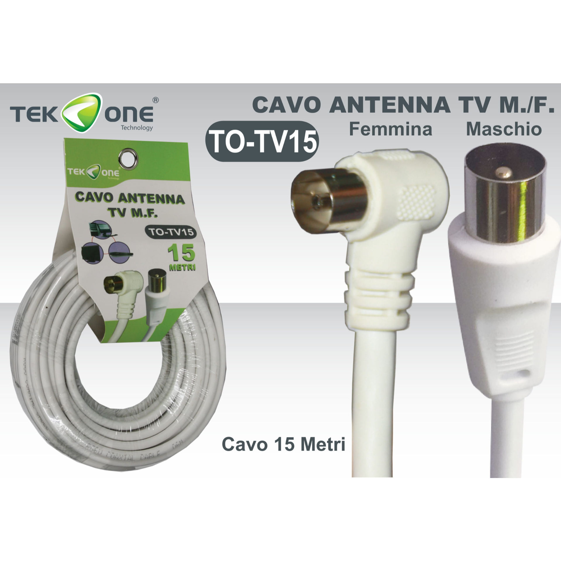 CAVO ANTENNA 15 M MASCHIO FEMMINATekone