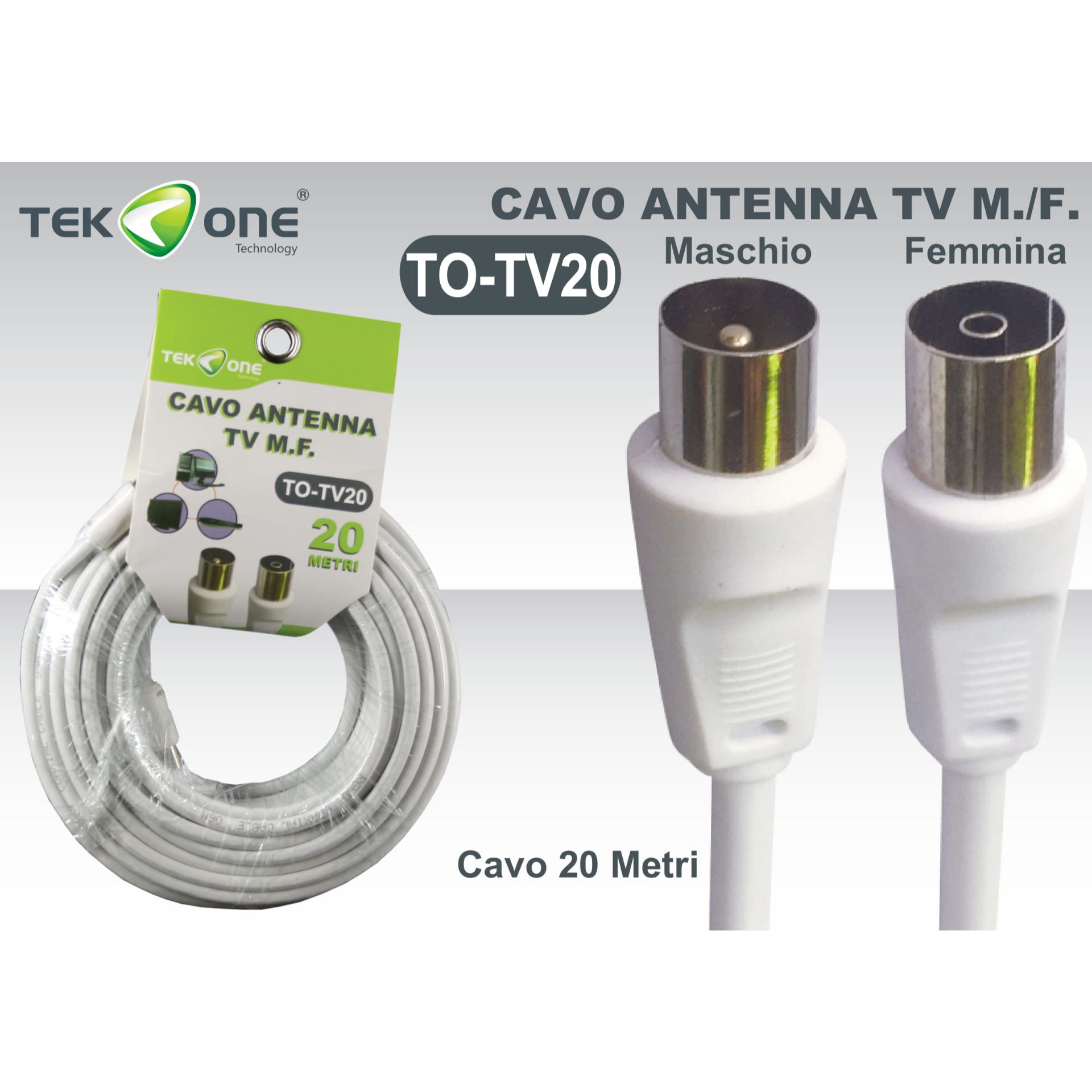 CAVO ANTENNA 20 MASCHIO FEMMINATekone