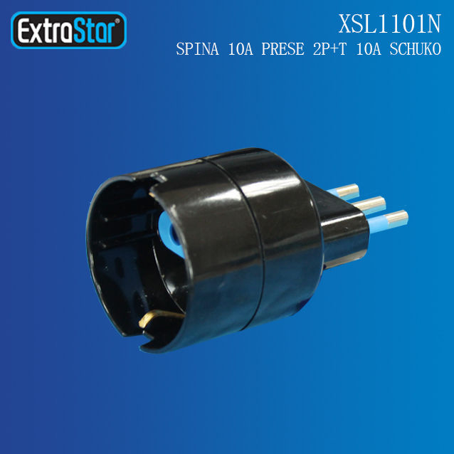 ADATTATORE SPINA 10A PRESE 2P+T 10A/SCHUKOExtrastar
