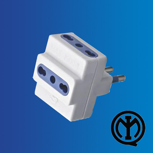 ADATTATORE SPINA 16A 3 PRESE 10/16A BIPASSOExtrastar