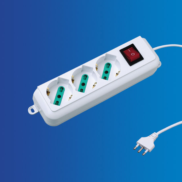 MULTIPRESA 3 POSIZIONI CON INTERRUTTORE-1.5MExtrastar