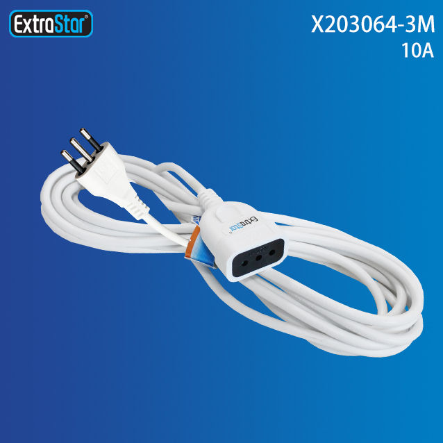 PROLUNGA LINEARI SPINA 10A 3*0.75MM 3MExtrastar