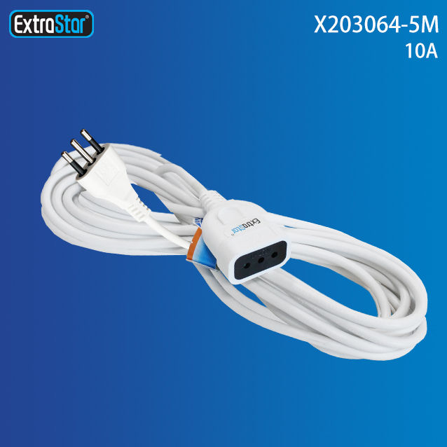 PROLUNGA LINEARI SPINA 10A 3*0.75MM 5MExtrastar