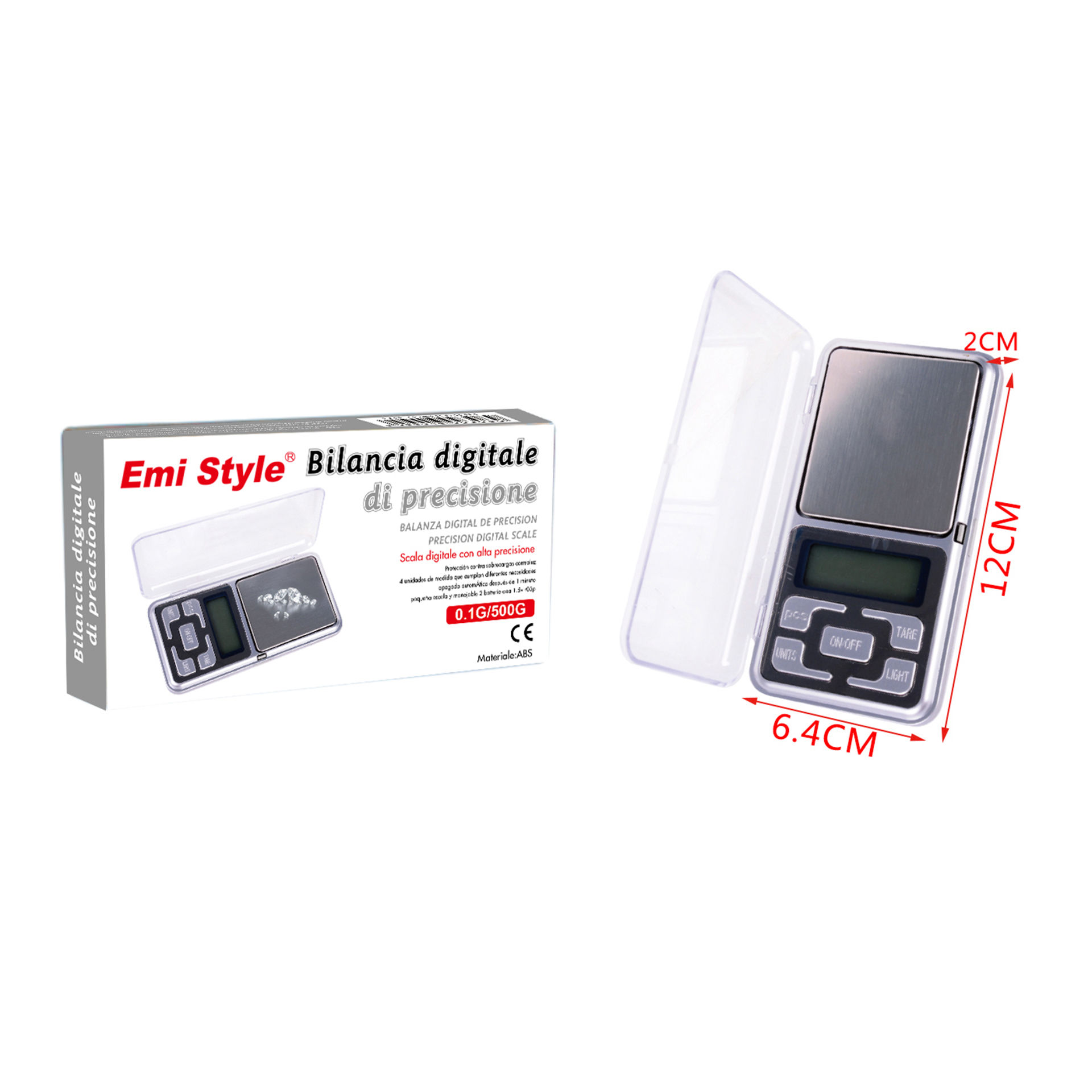 BILANCIA DIGITALE DI PRECISIONE 0.1/500GKmt
