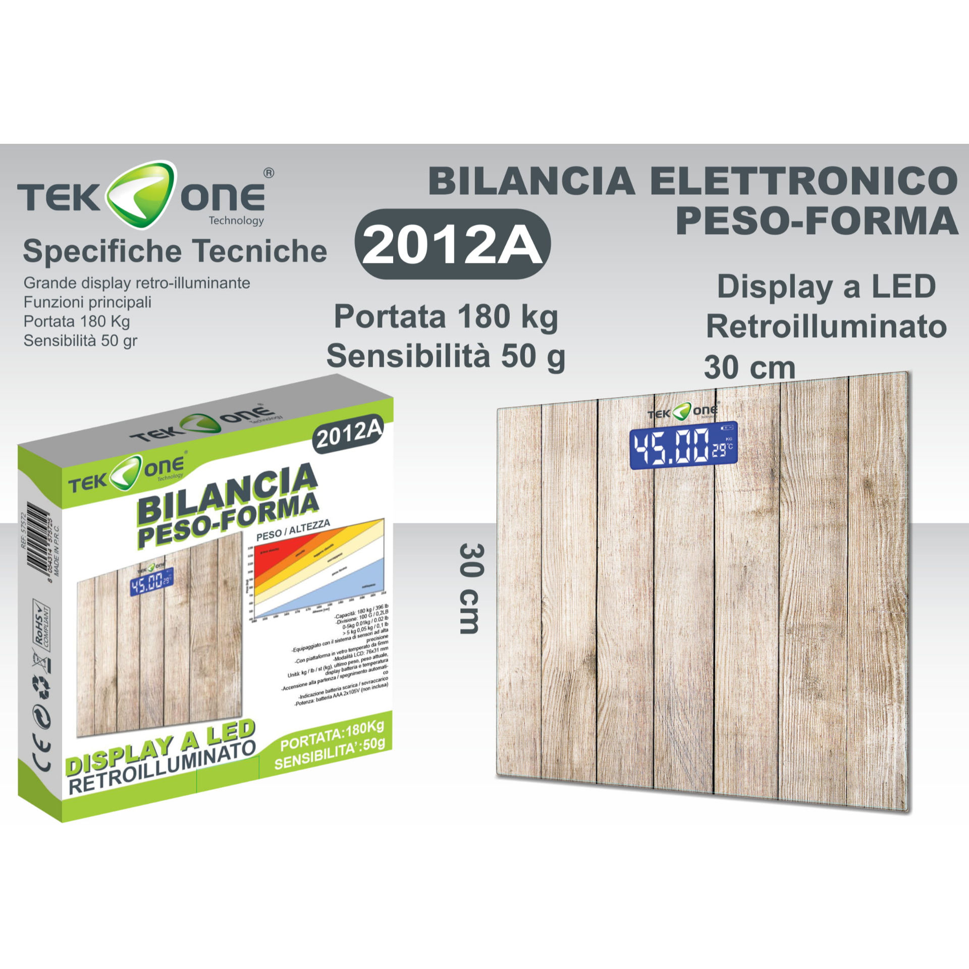 BILANCIA PESOFORMA LEGNO 2012ATekone