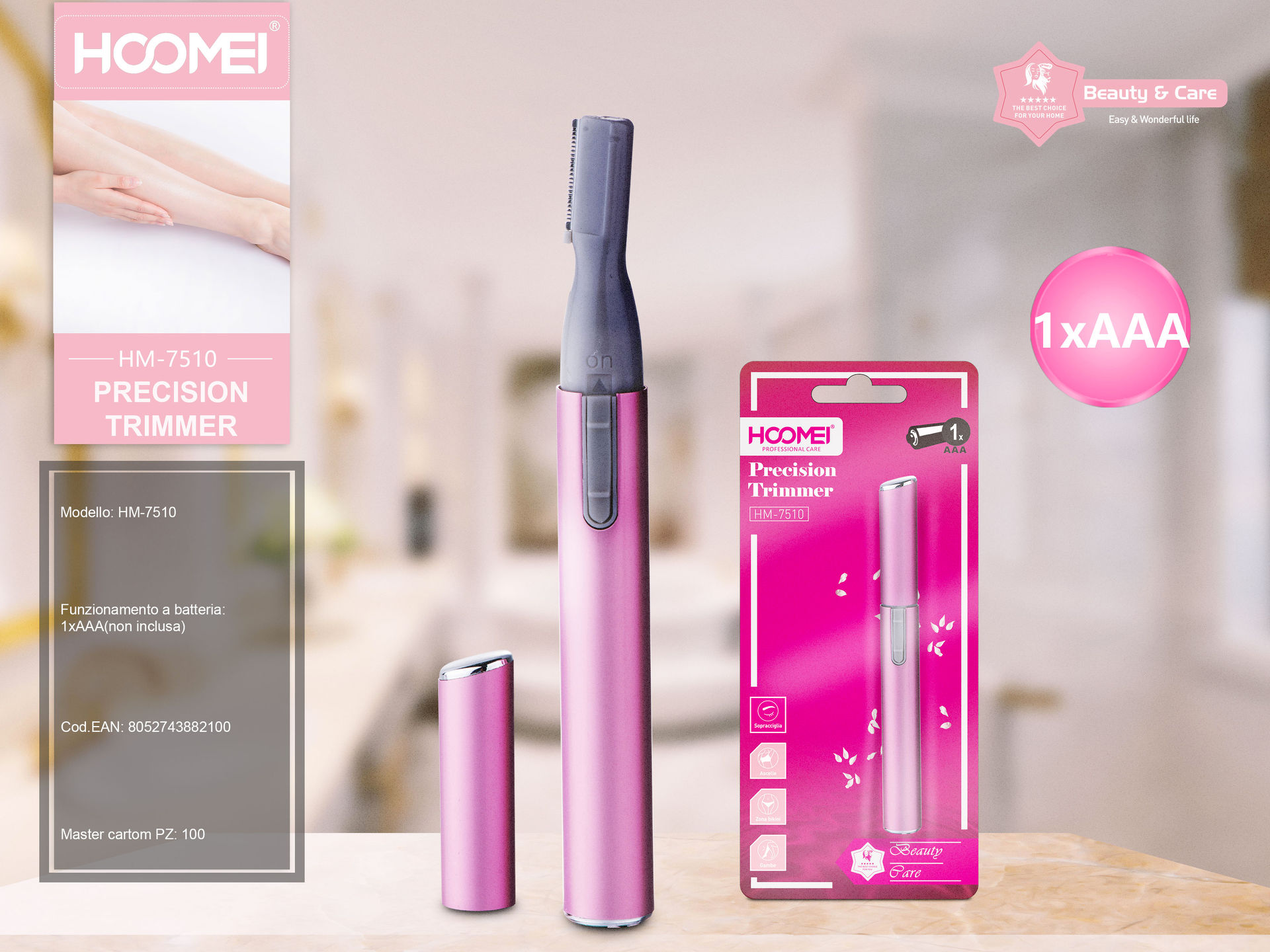 TRIMMER DI PRECISIONE HM-7510 (2100)Hoomei