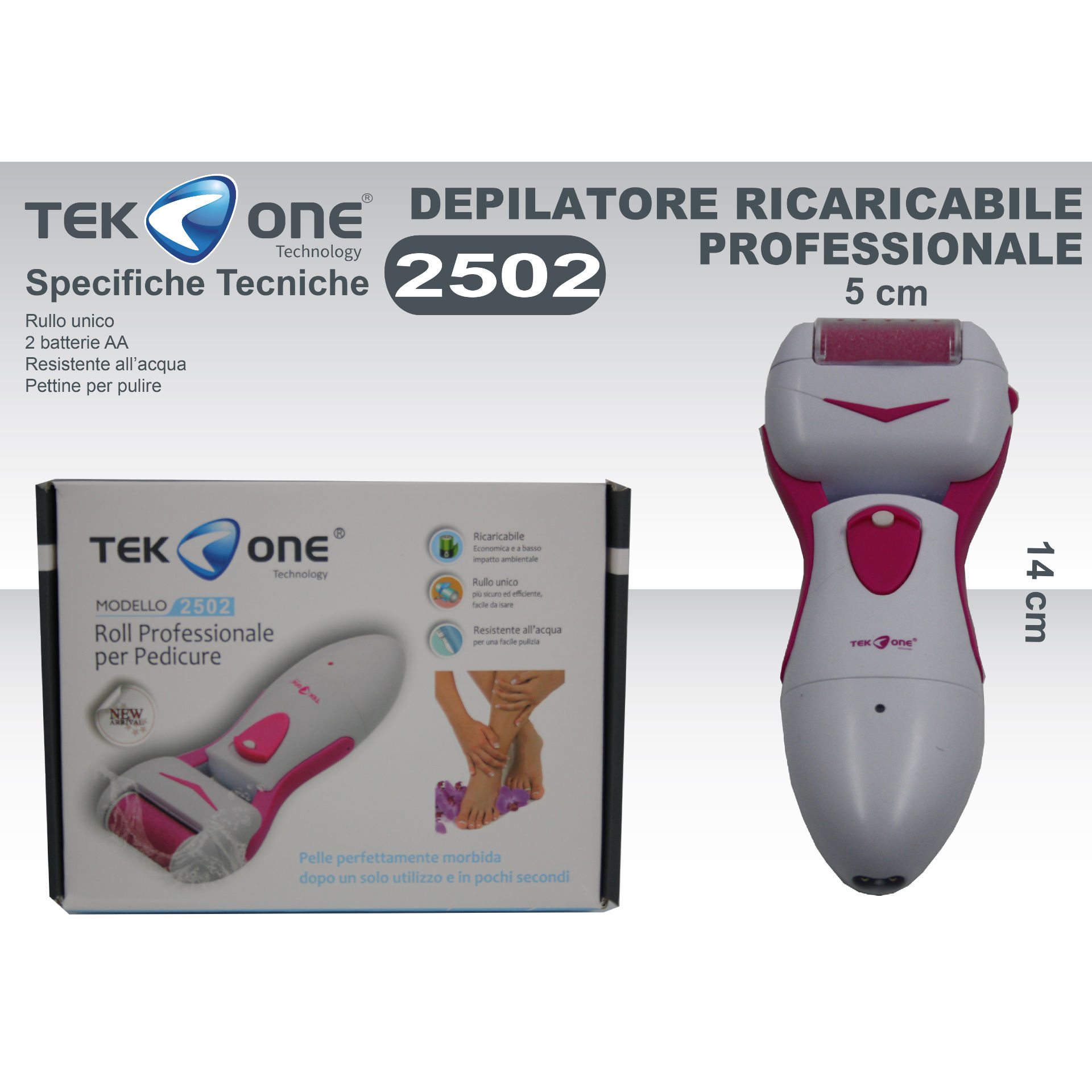 ROLL PROFESSIONALE PER PEDICURE 2502Tekone