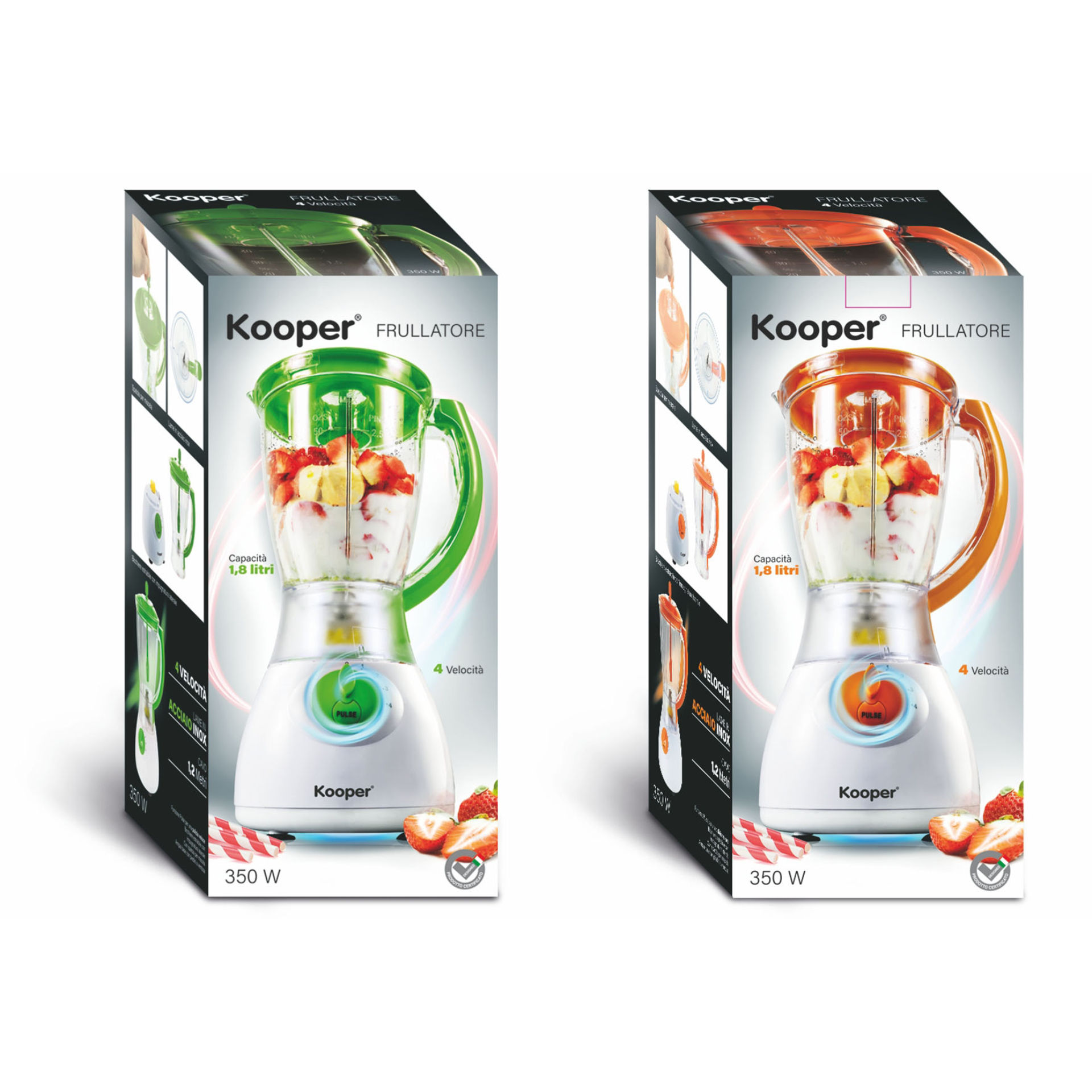 FRULLATORE 350 WATT 4 VELOCITA 2Kooper