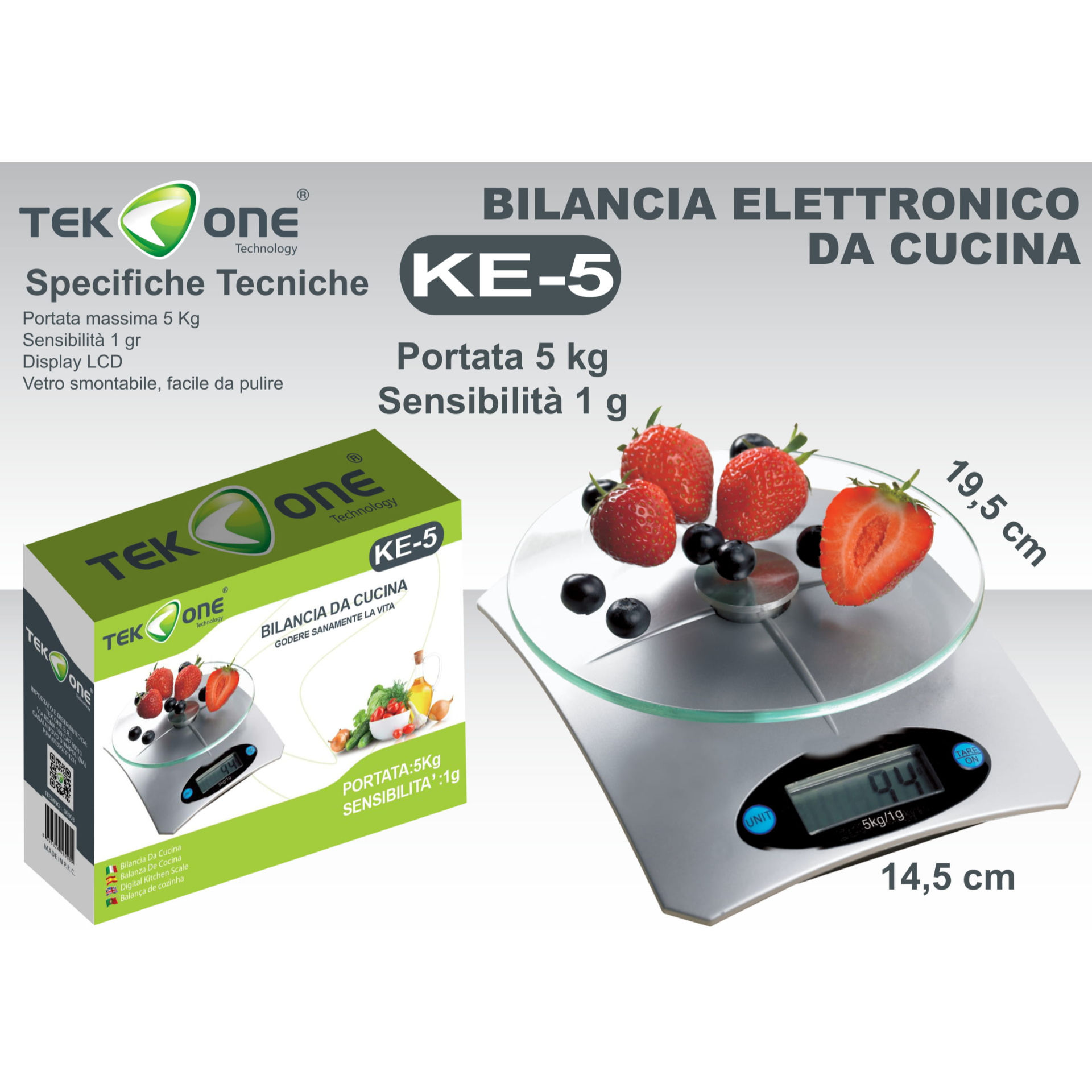 BILANCIA DA CUCINA KE5Tekone