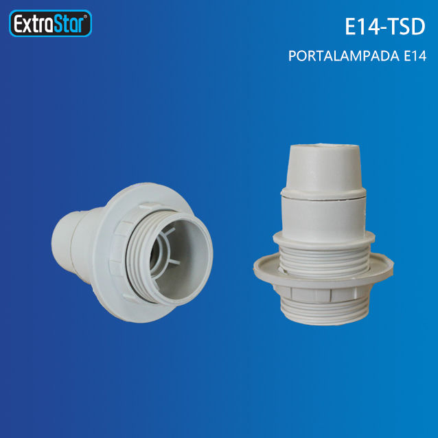 PORTALAMPADA BIANCA E14Extrastar