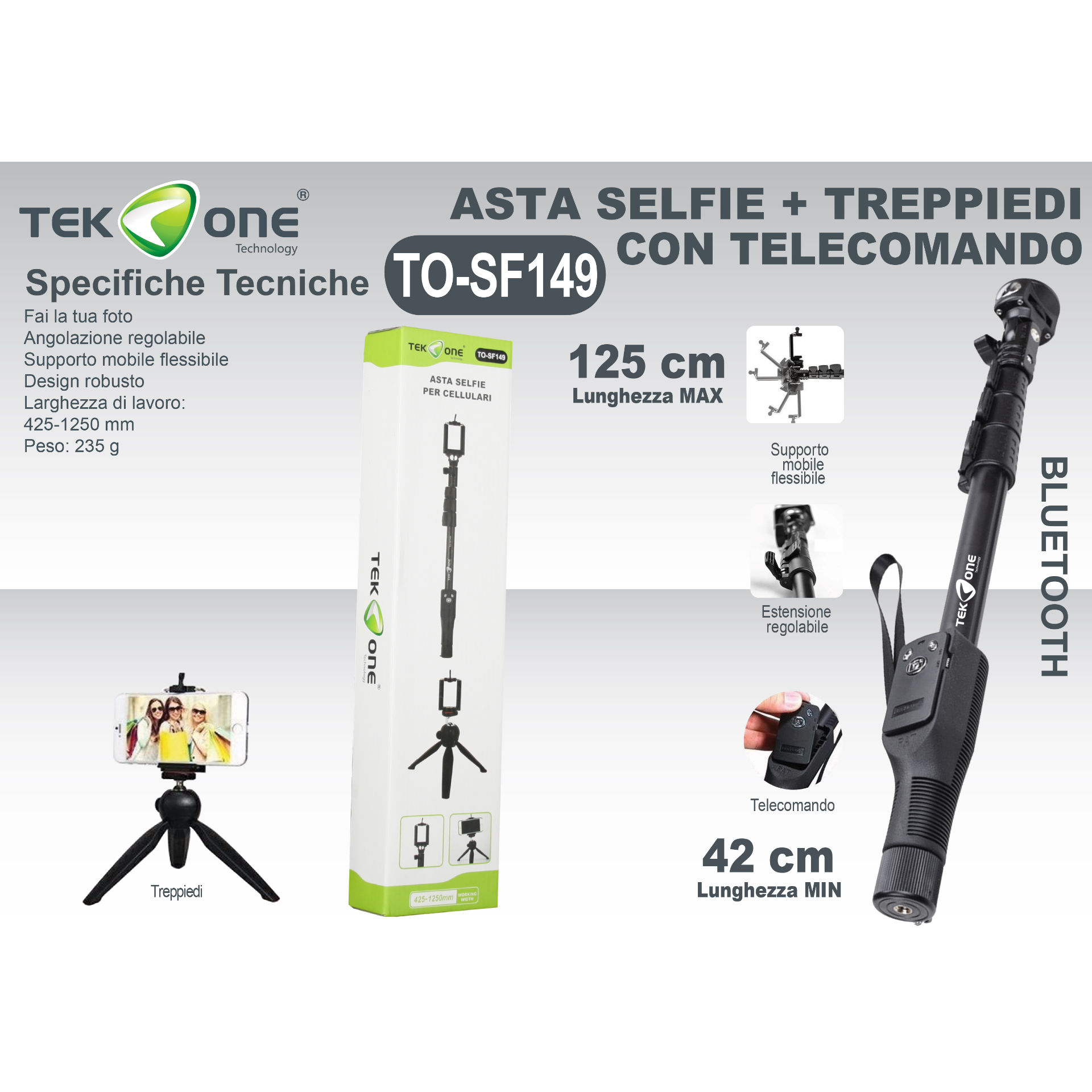 ASTA SELFIE PROFESSIONAL STAND SF149Tekone