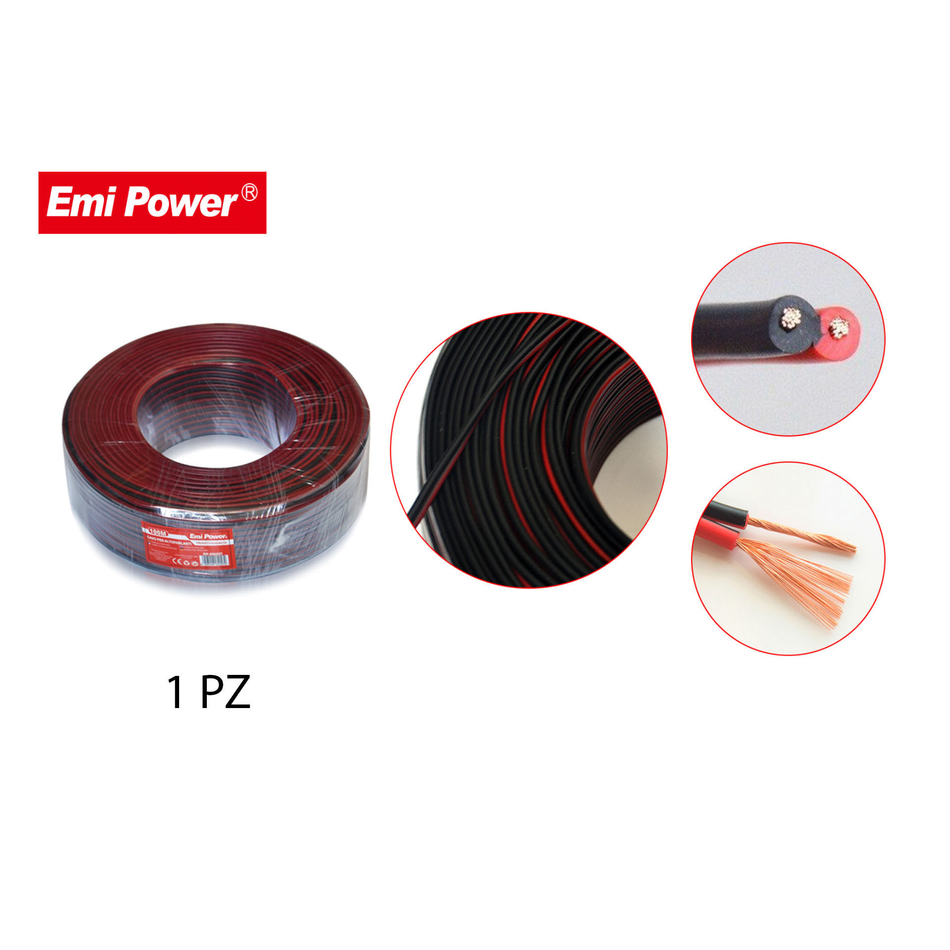 EMI POWER CAVO PER ALTOPARLANTI 100MEmi Style