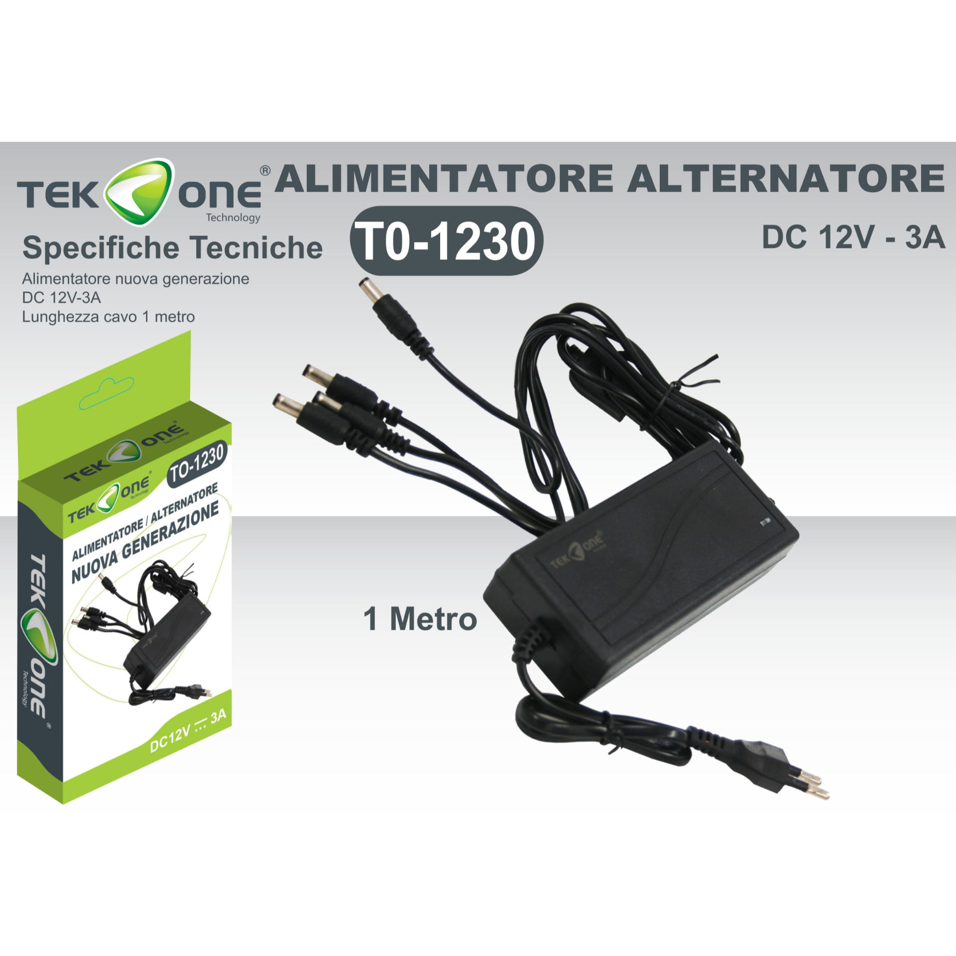 ALIMENTATORE MULTIPLO 4 USCITE 3AHMTekone