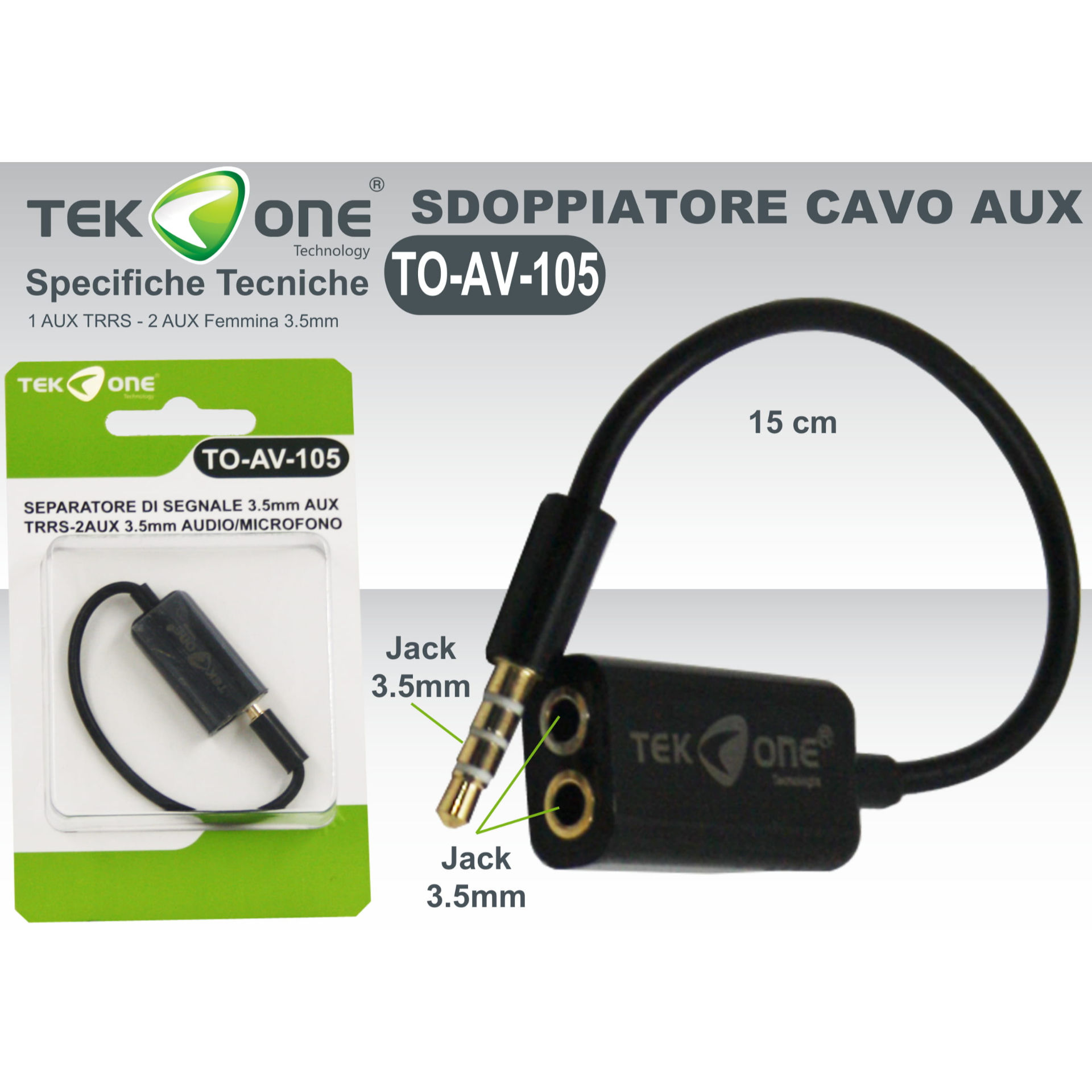 SDOPPIATORE AUX TRRSTekone