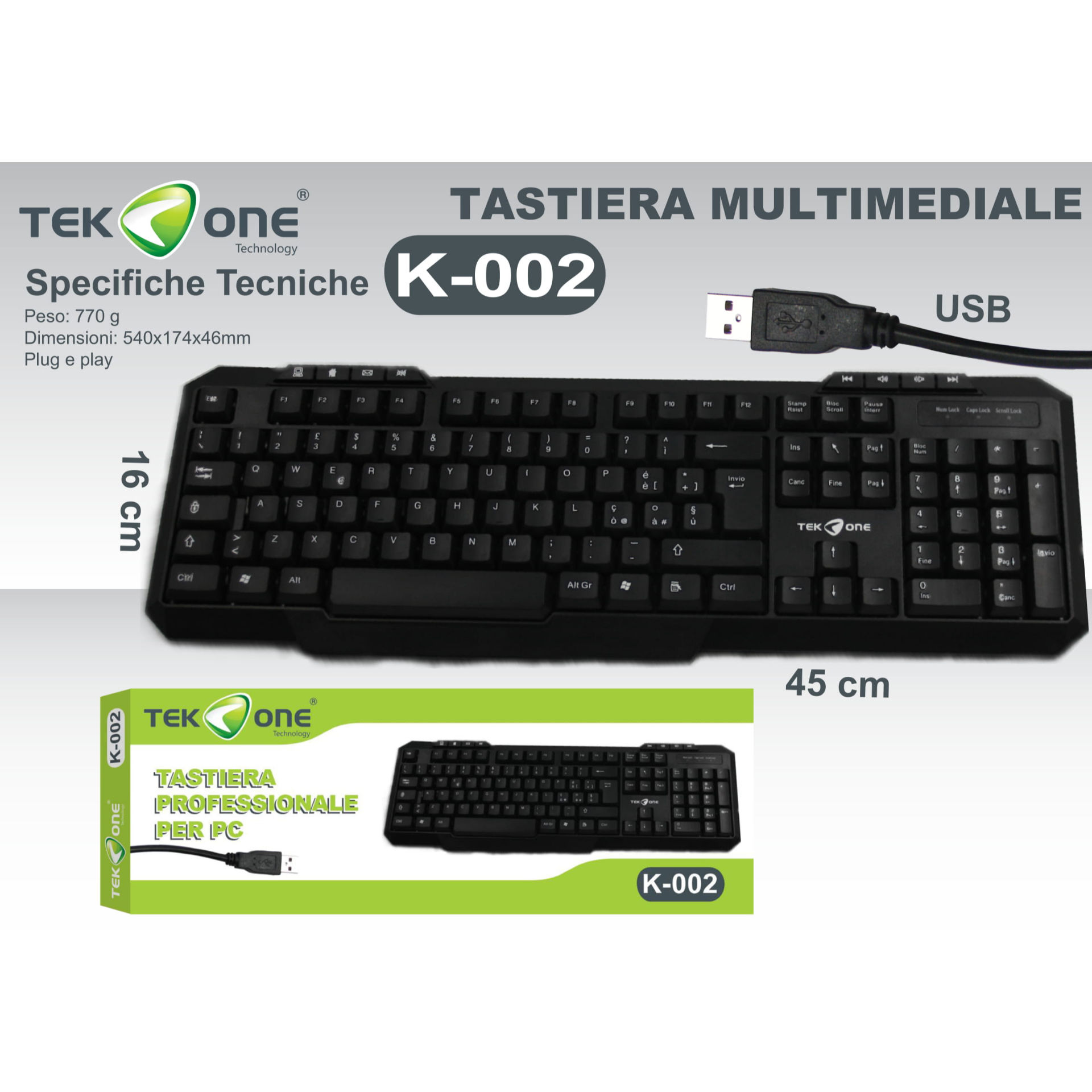 TASTIERA DA UFFICIOTekone