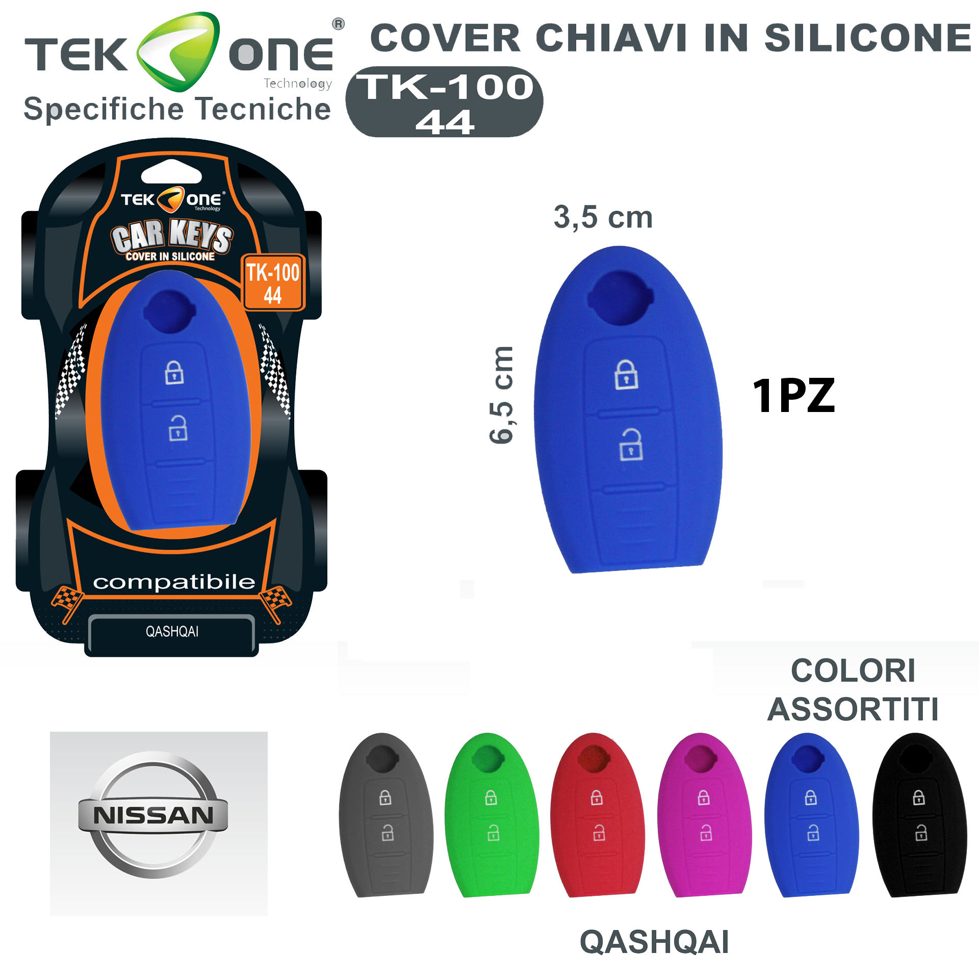 COVER CHIAVI IN SILICONE TK100-44Tekone