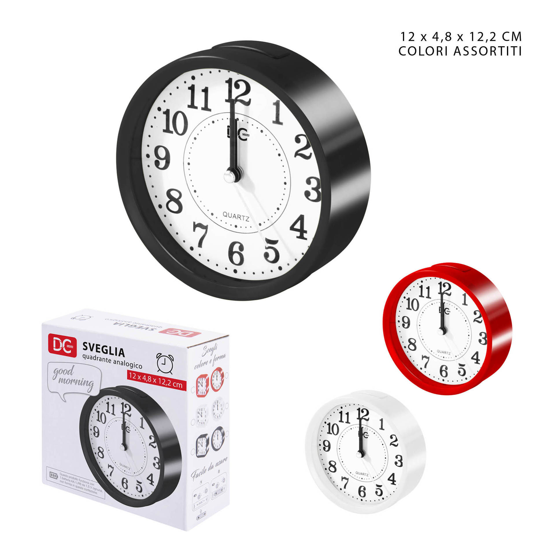 DC CASA SVEGLIA SILENZ. 12X4.8X12.2CMDc
