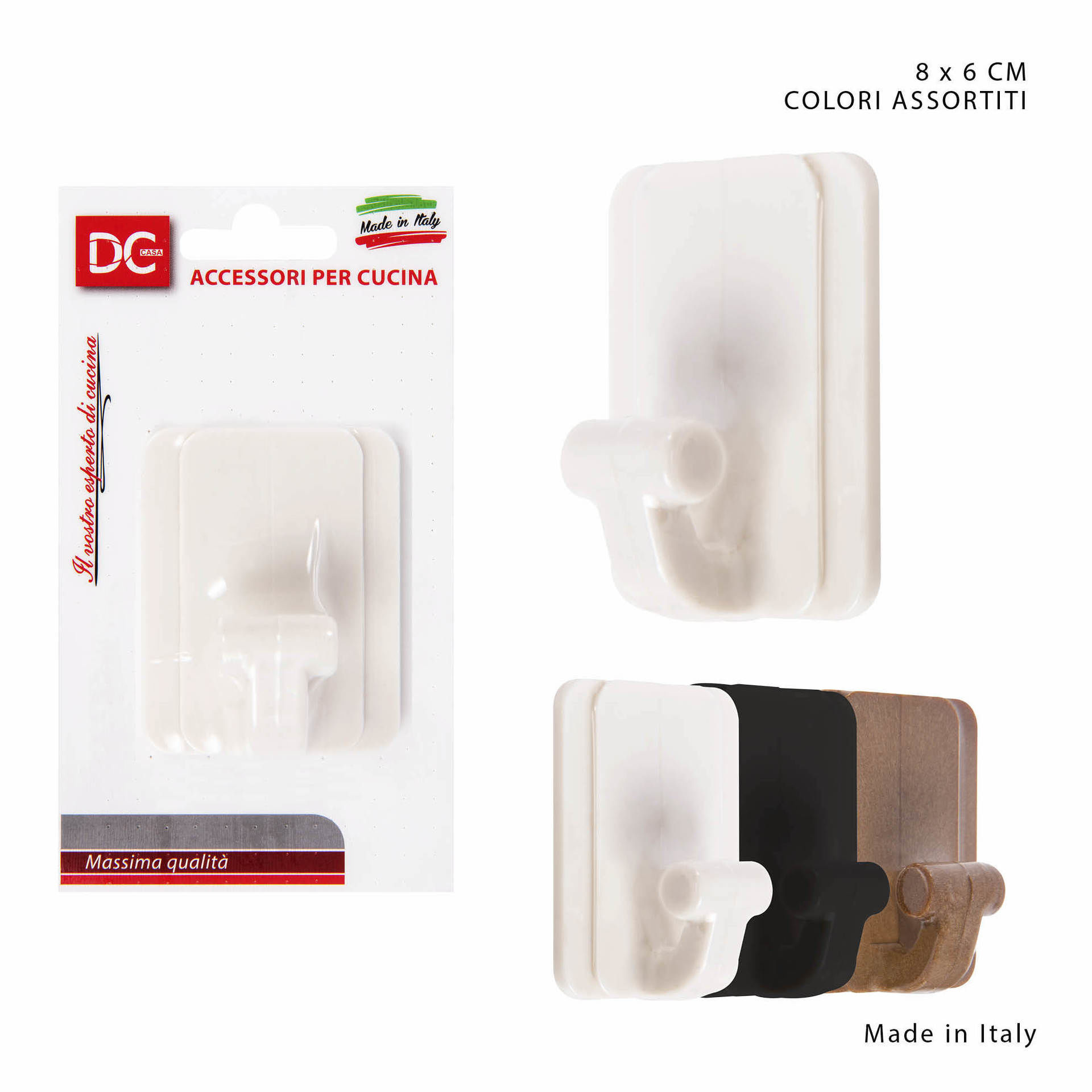 DC CASA GANCIO ADES. PLAST. MARTELLO 8X6CMDc