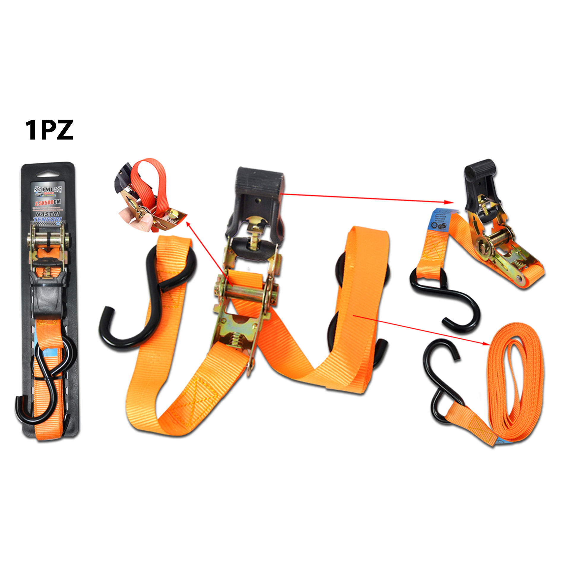 NASTRI TENSORI 1PCS 2.5CM*5MEmi Style