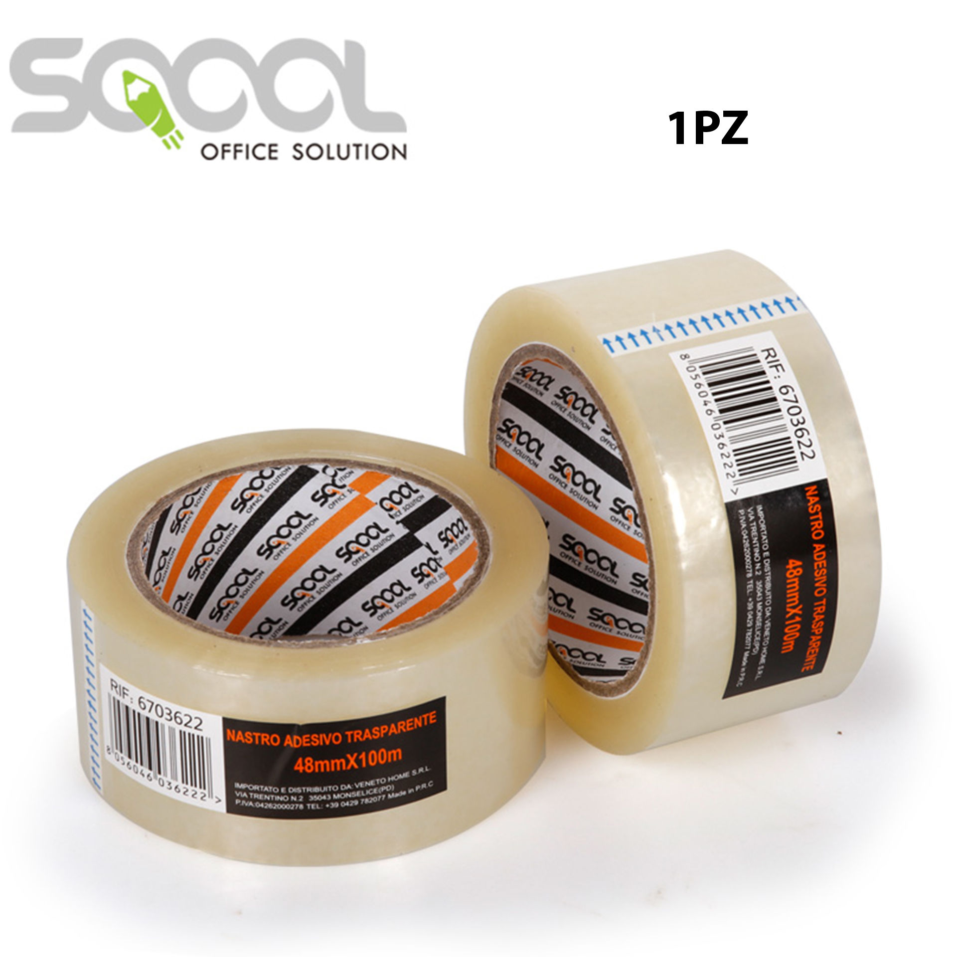 NASTRO ADESIVO TRASPARENTE 48MM*100MEmi Style