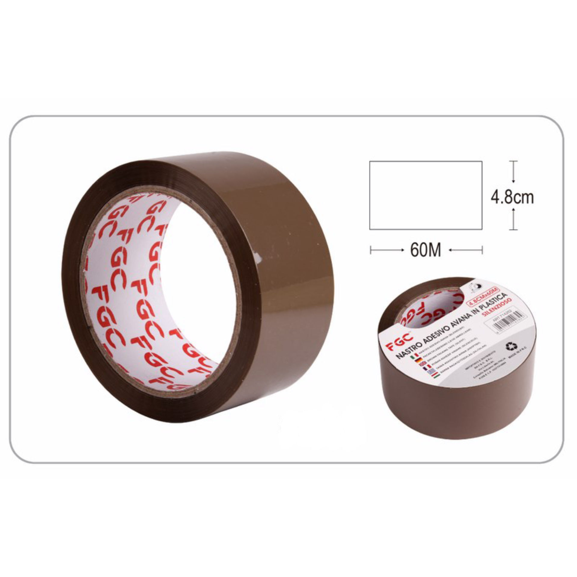 NASTRO ADESIVO AVANA (SILENZIOSO) 4,8CMX60MHQ