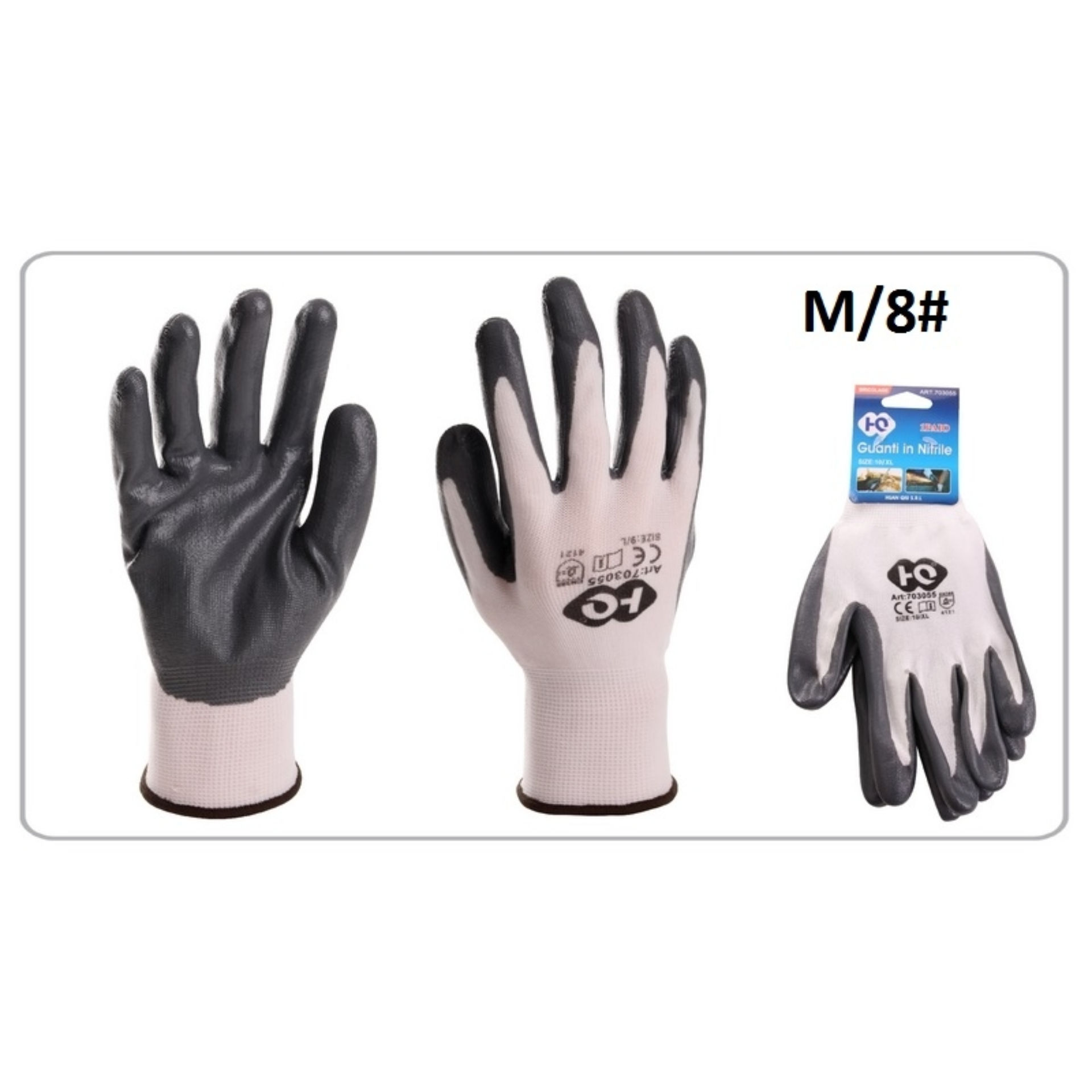 GUANTI IN NITRILE 8/MHQ