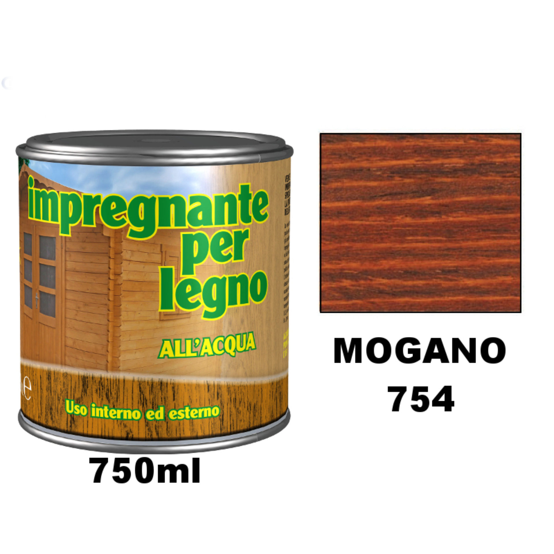 IMPREGNANTE ALL  ACQUA PER LEGNO   MOGANO 754Cipir