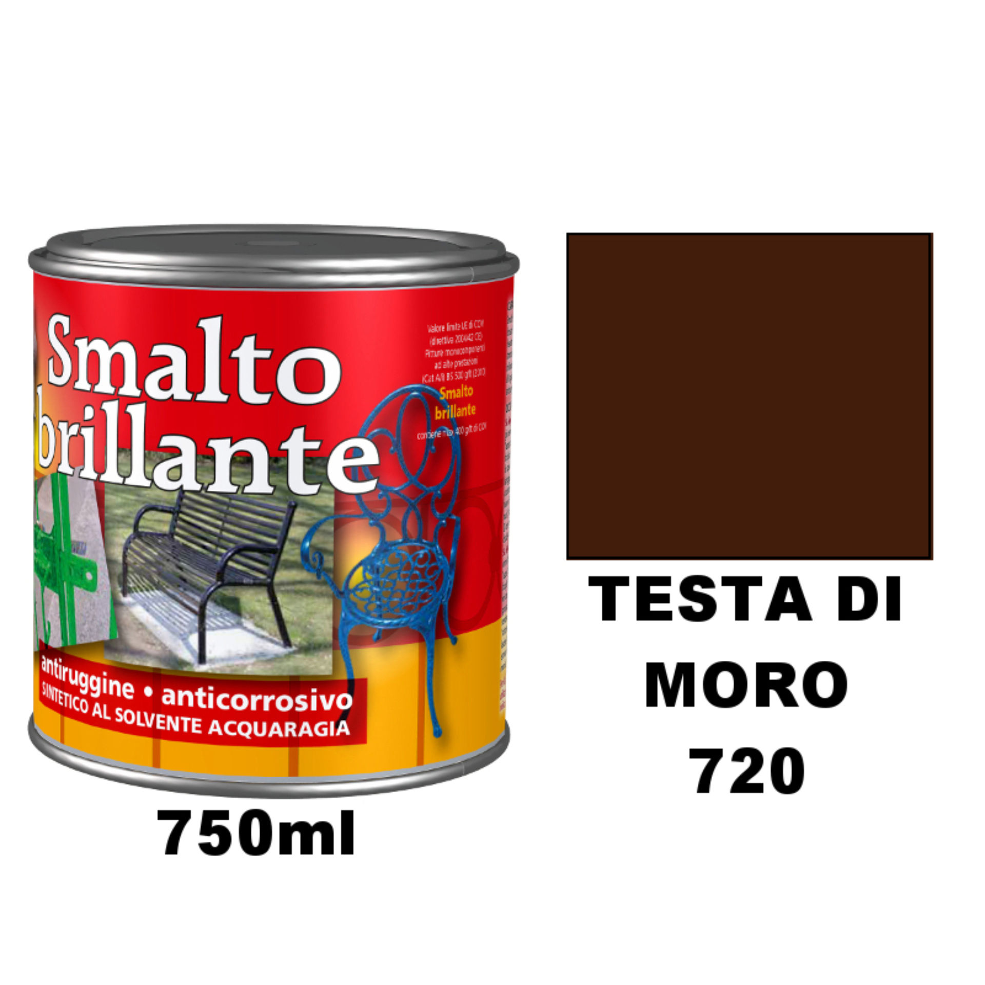 SMALTO ACRILICO TESTA DI MORO 720Cipir