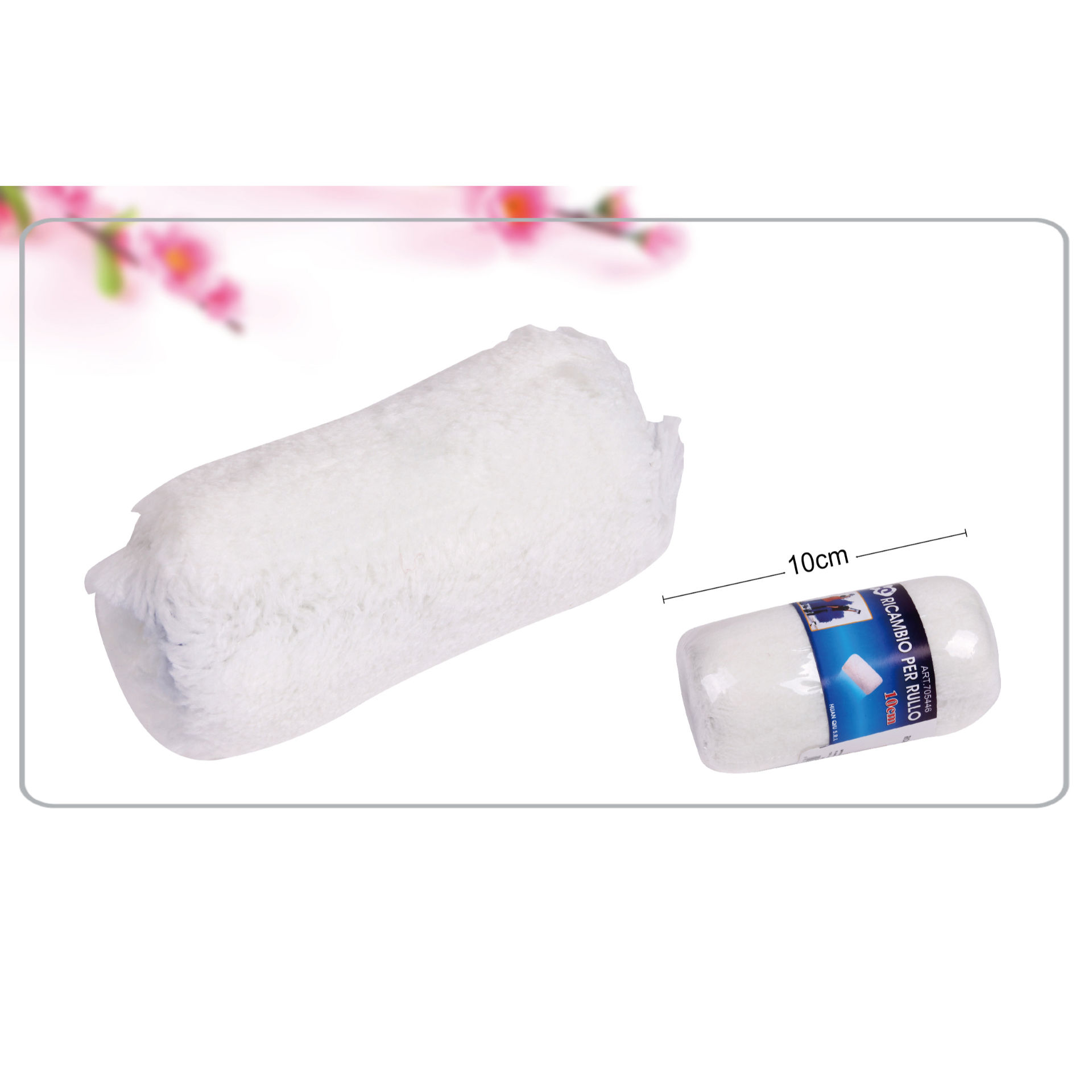 RICAMBIO PER RULLO 10CM VERDE-BLUHQ