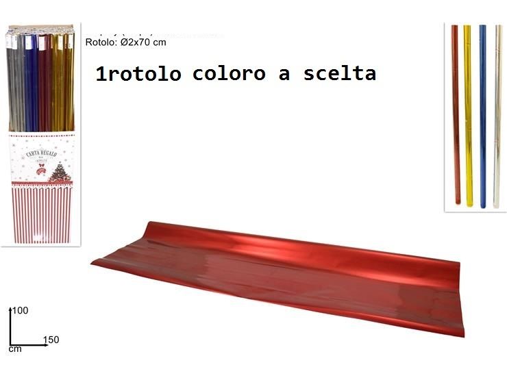 ROTOLO METAL.SOLID COLOR ASS.CM 100X150 JL-1706Due Esse
