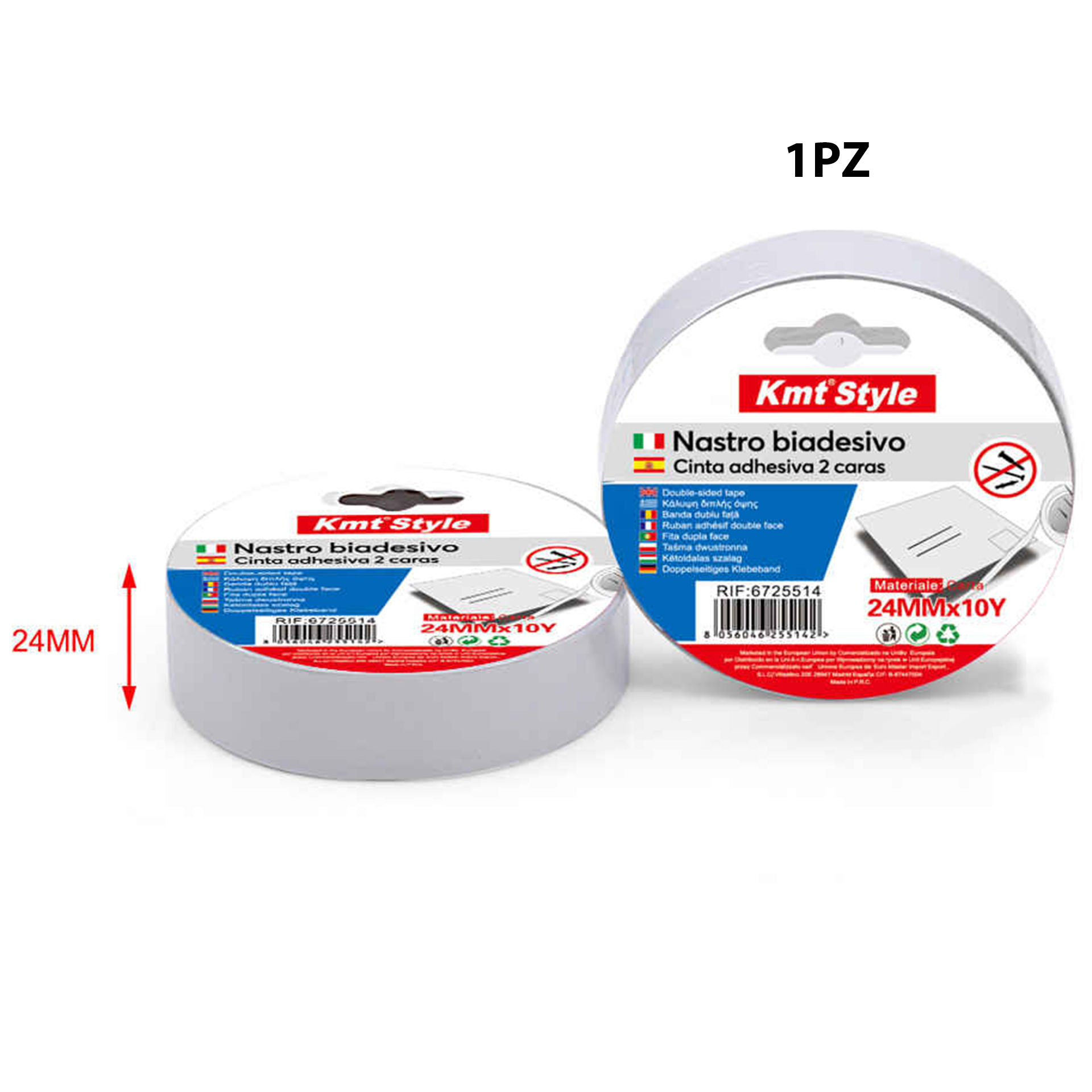 NASTRO BIADESIVO 24MM*10MEmi Style