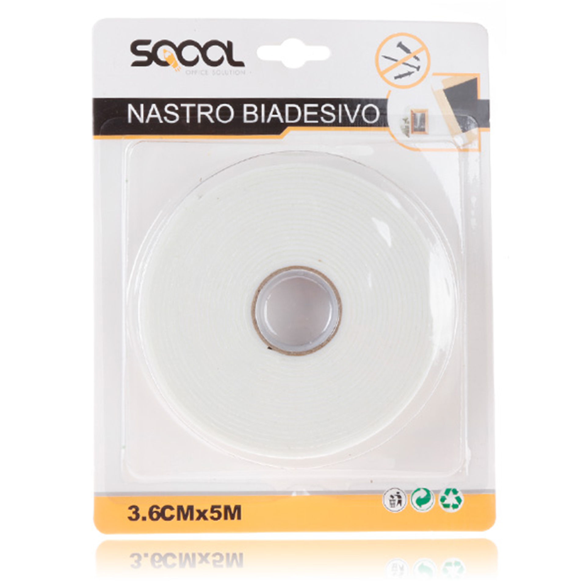 NASTRO BIADESIVO 3.6CM*5M(6725507)Emi Style