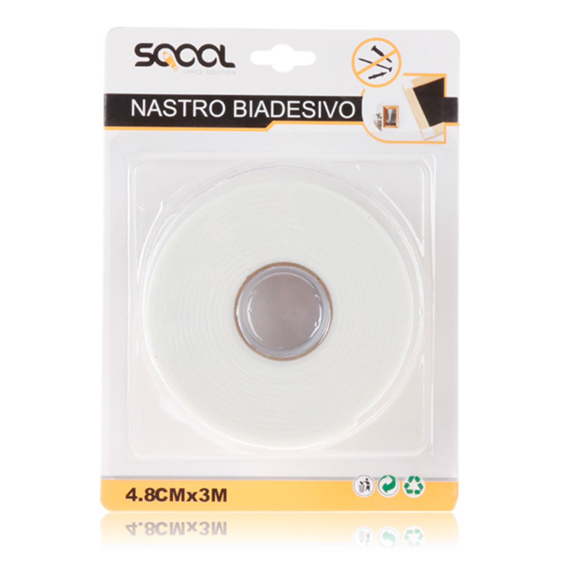 NASTRO BIADESIVO 4.8CM*3M(6725510)Emi Style