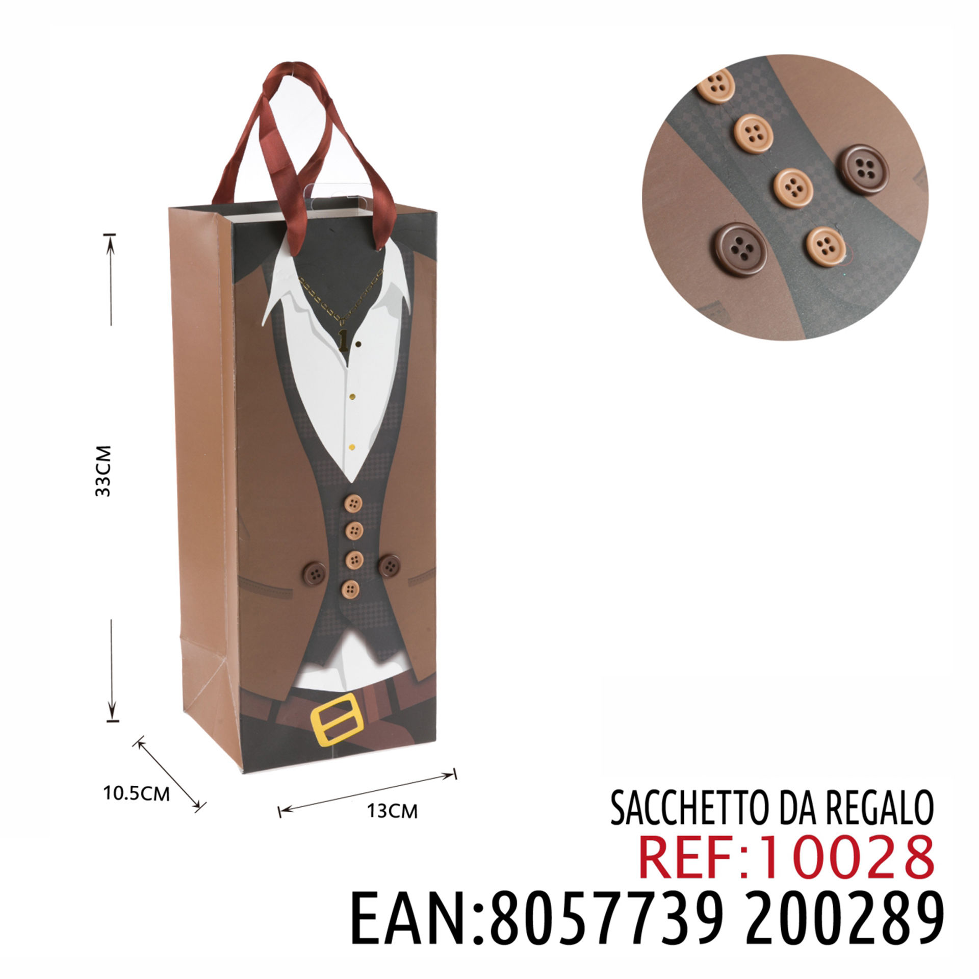 BORSA REGALO 33X13X10.5CMDz