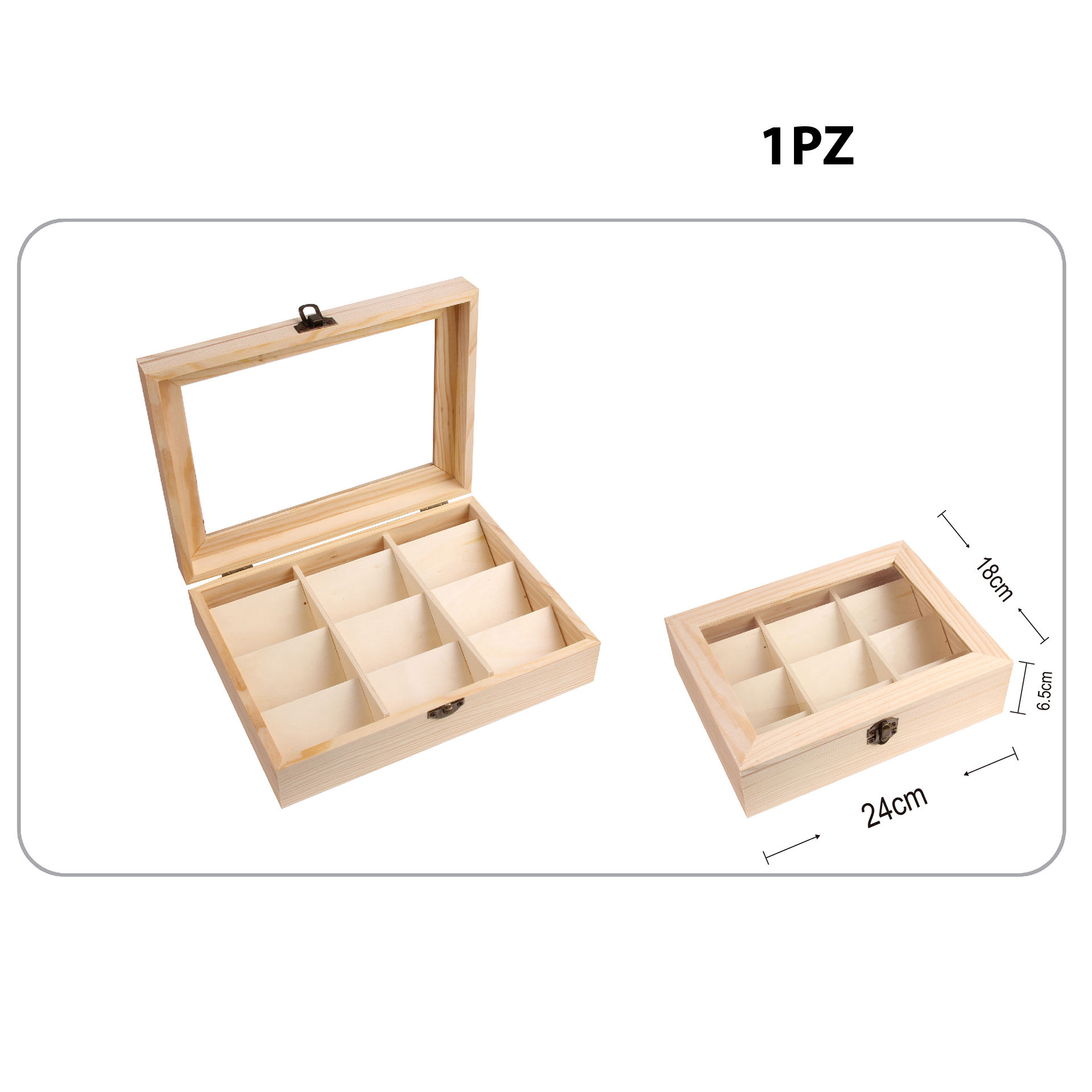 SCATOLA PORTA GIOIE C/9 SCOMP.HQ