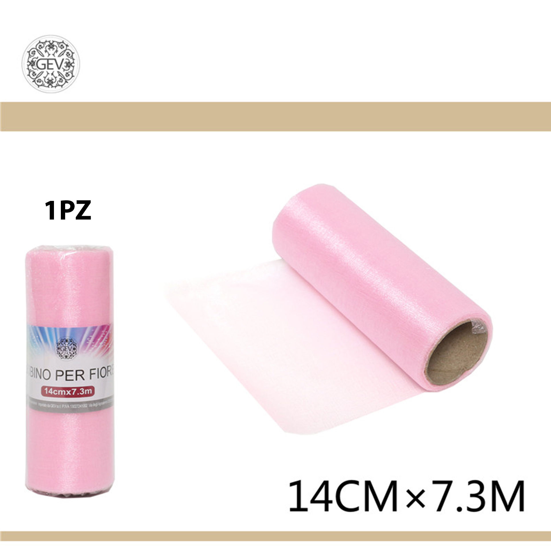 BOBINO PER FIORE 8YX14CM ROSAGev