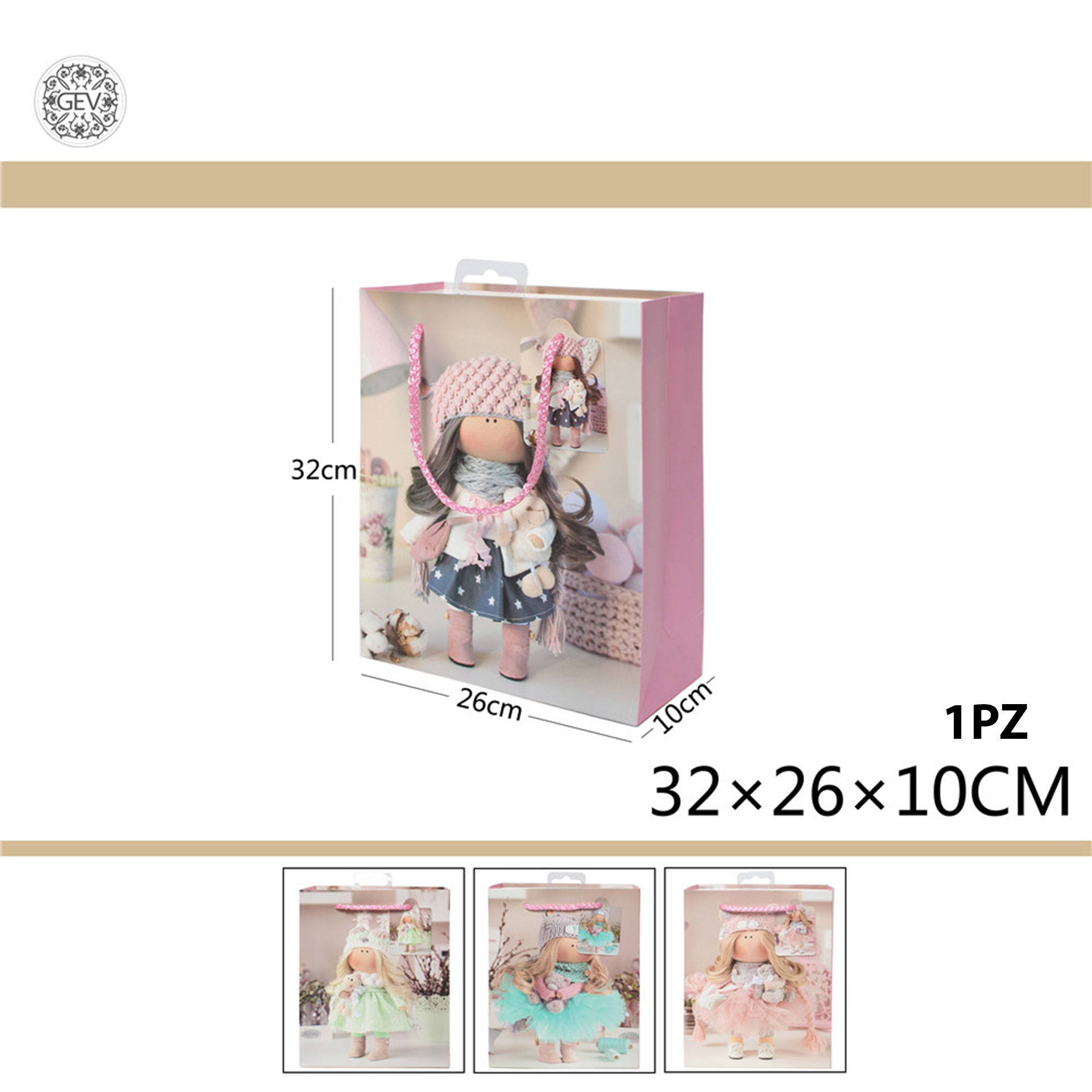 BUSTA DA REGALO 32*26*10CMGev