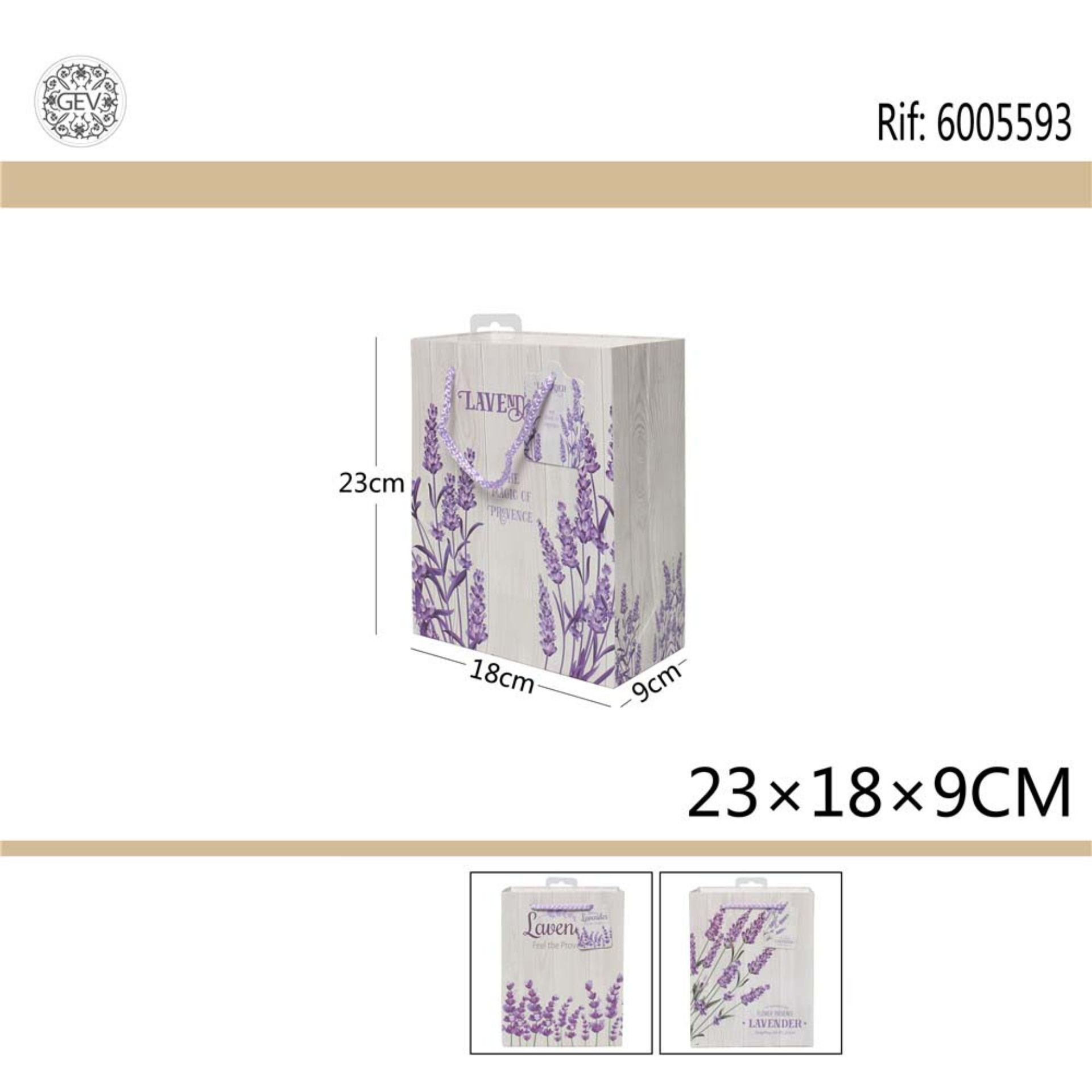 BUSTA REGALO 23*18*9CMGev