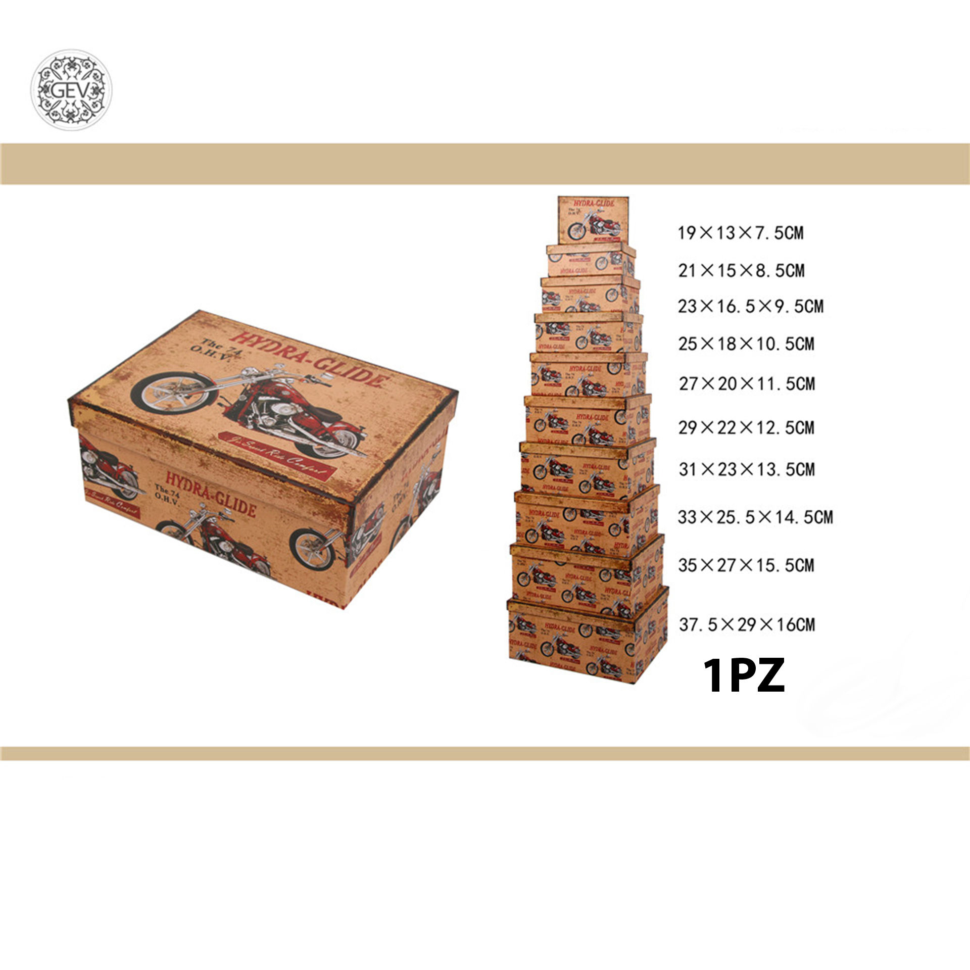 SET SCATOLI REGALO 10PZGev