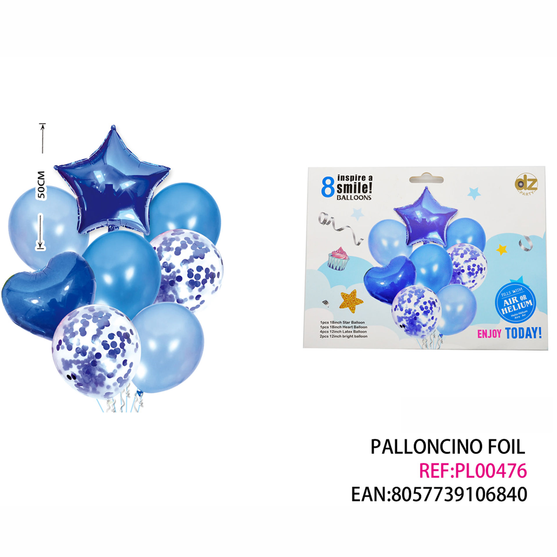 SET 8 PALLONCINO PER FESTADz