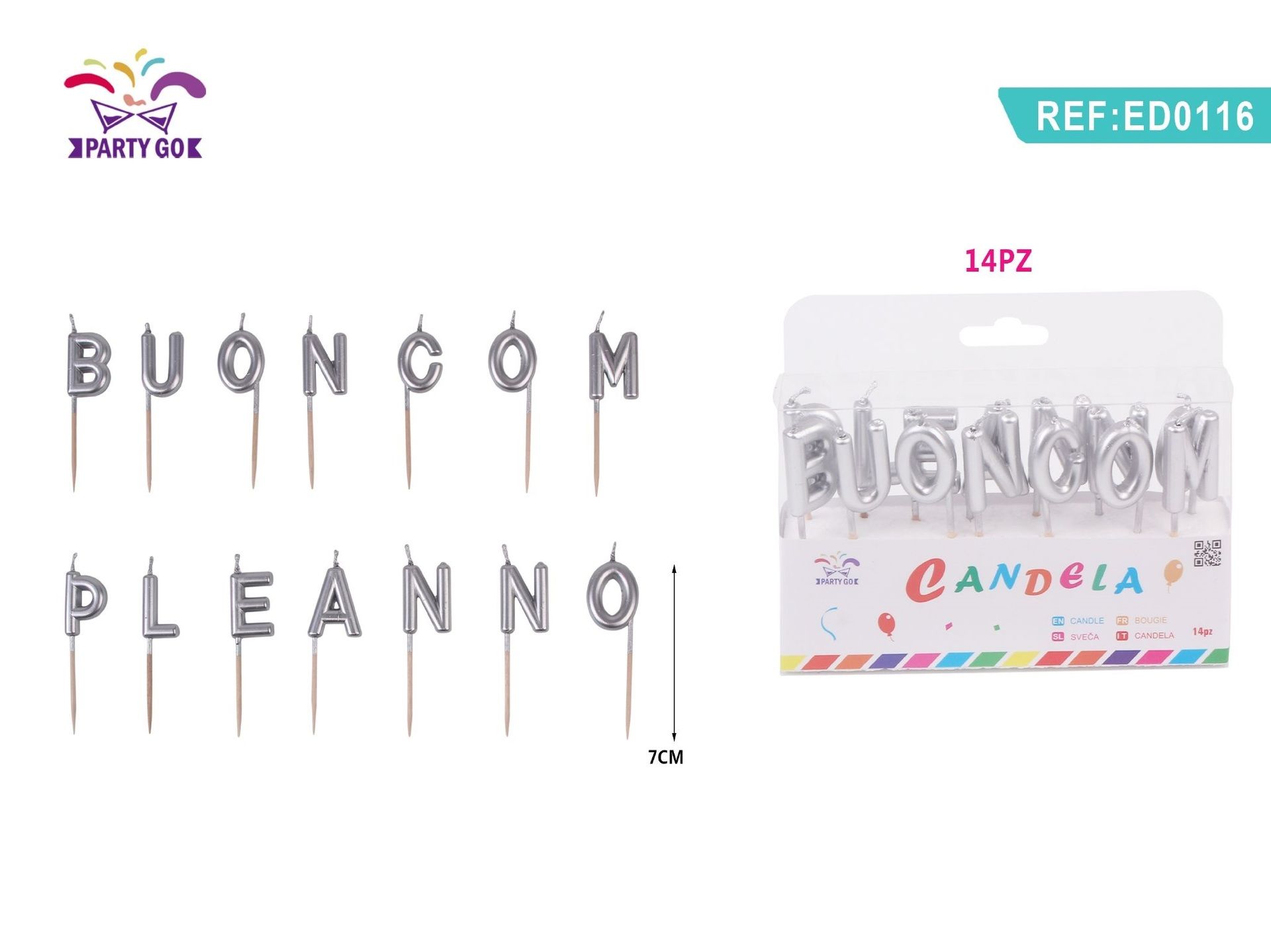 CANDELE BUON COMPLEANNOParty Go