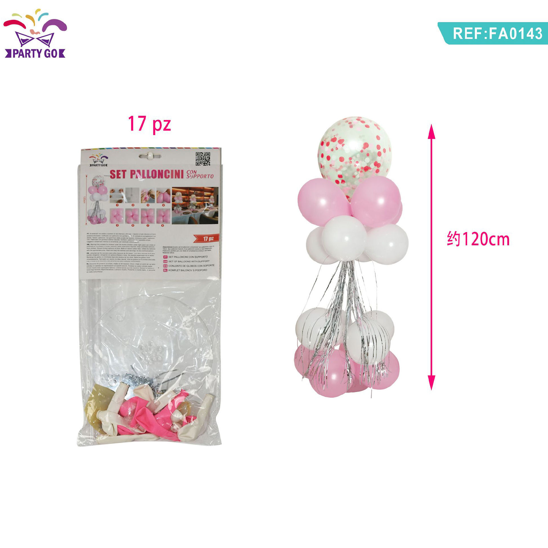 PALLONCINI PER DECORAZIONI PARTYParty Go