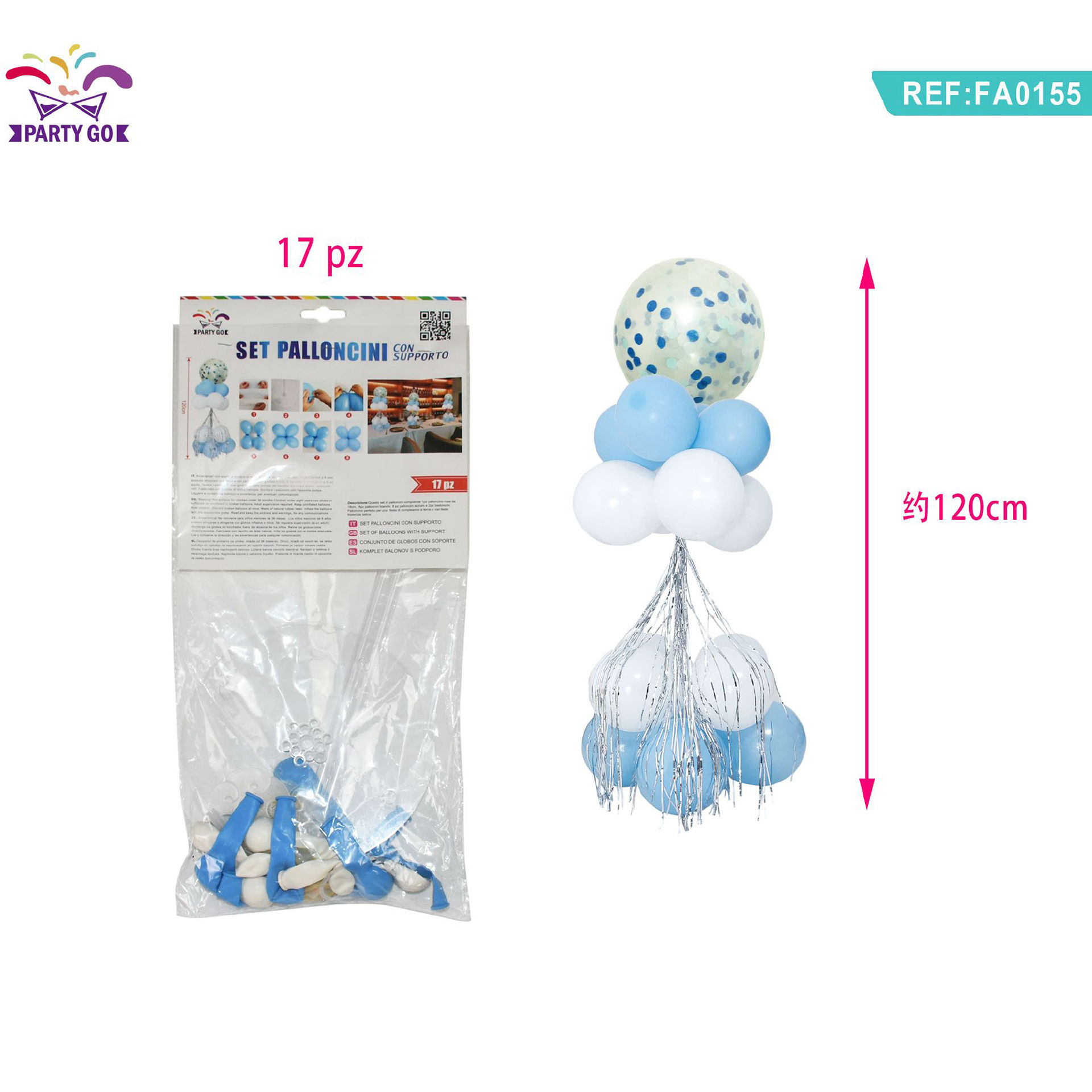 PALLONCINI PER DECORAZIONI PARTYParty Go