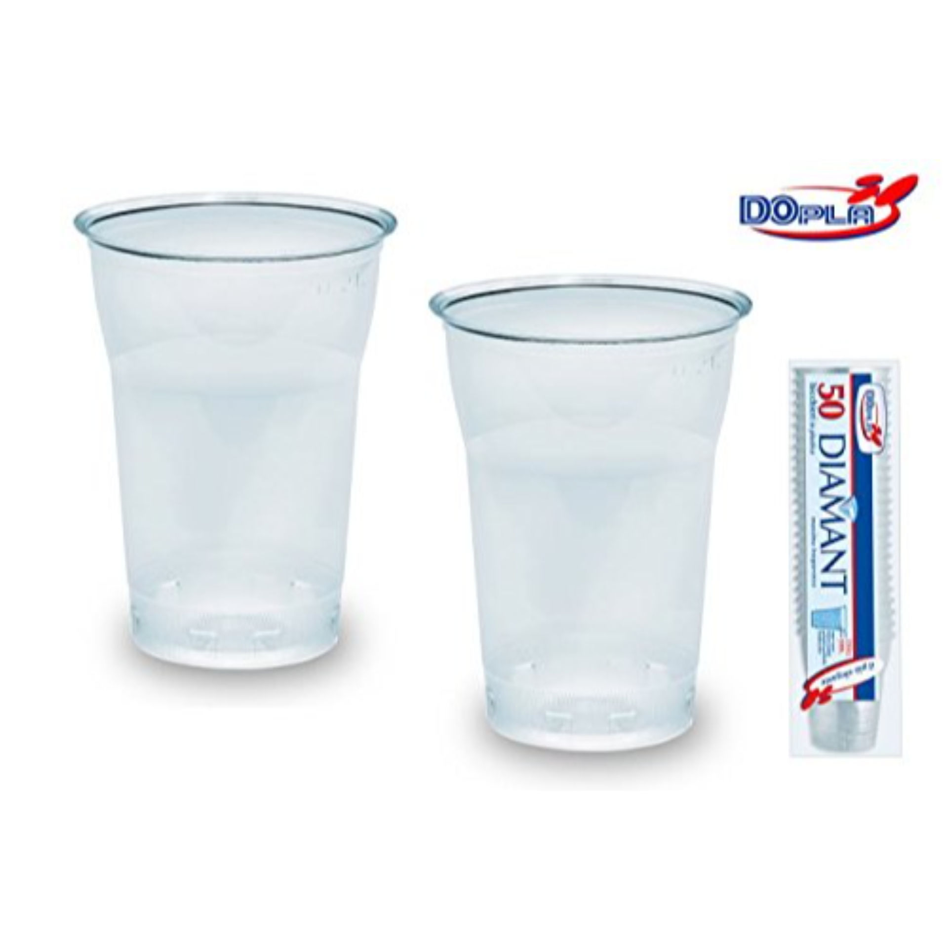 BICCH DIAMANT 390ML (350L) 50PZ TRA DODopla