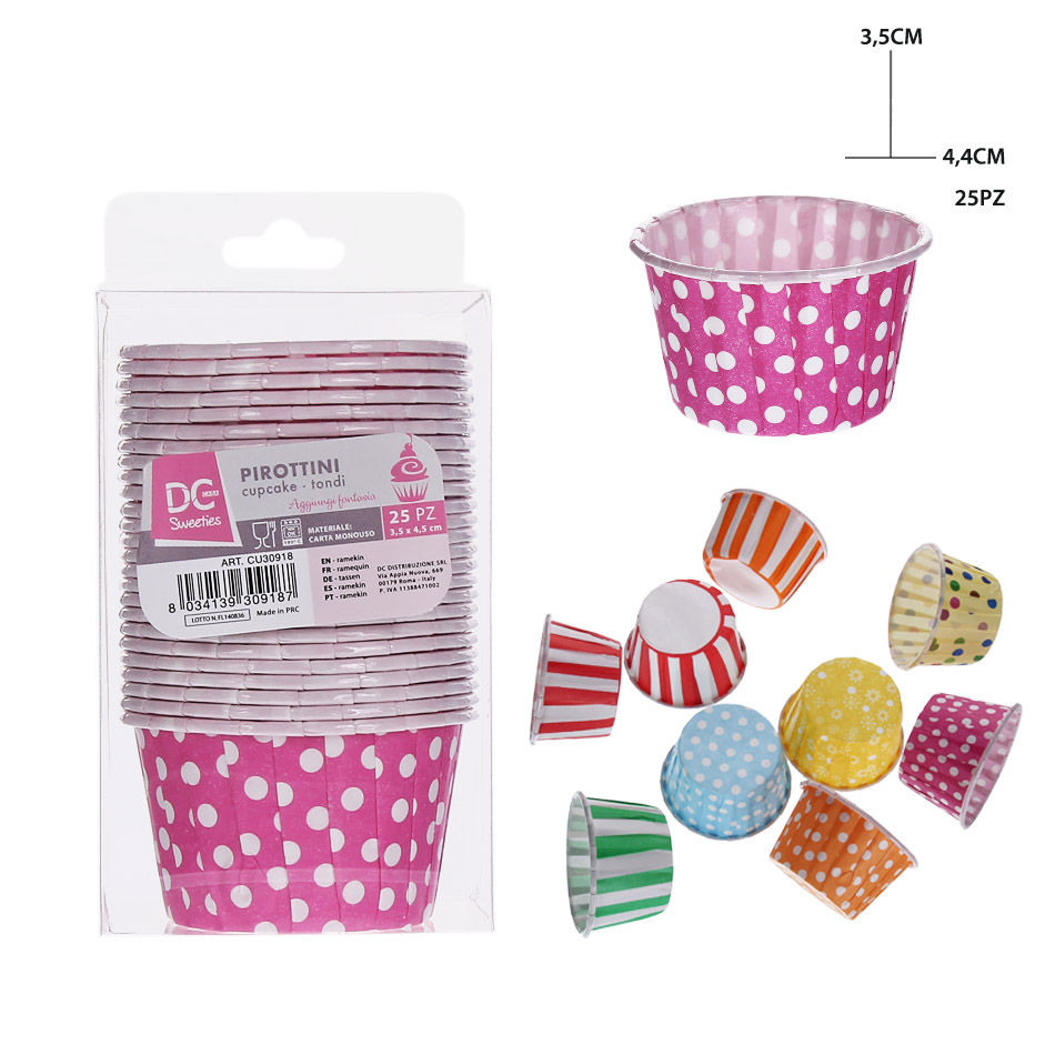 DC CASA PIROTTINI CARTA 3.5X4.4CM 25PZDc