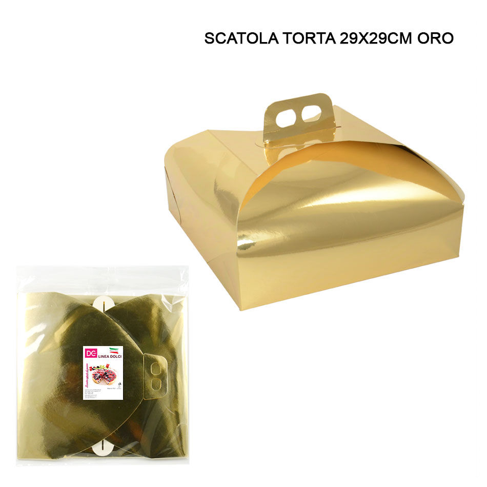 DC CASA SCATOLA TORTA 29X29CM ORODc