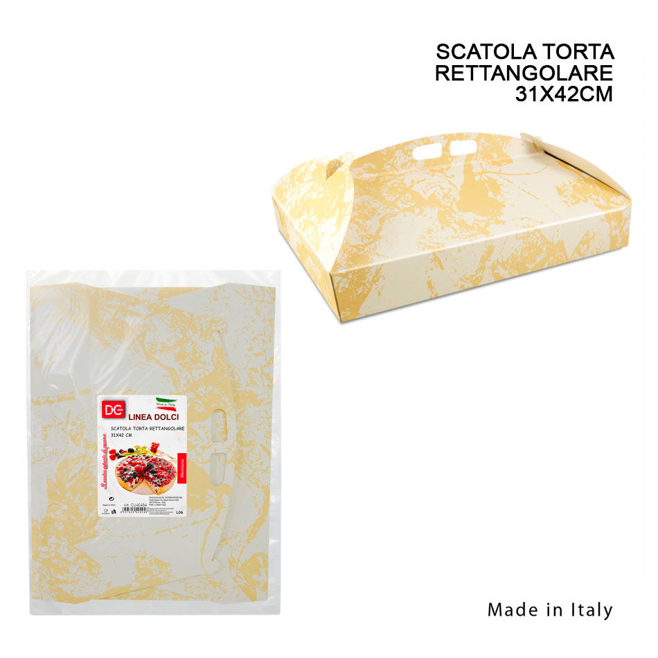 DC CASA SCATOLA TORTA RETTANG. 31X42CMDc
