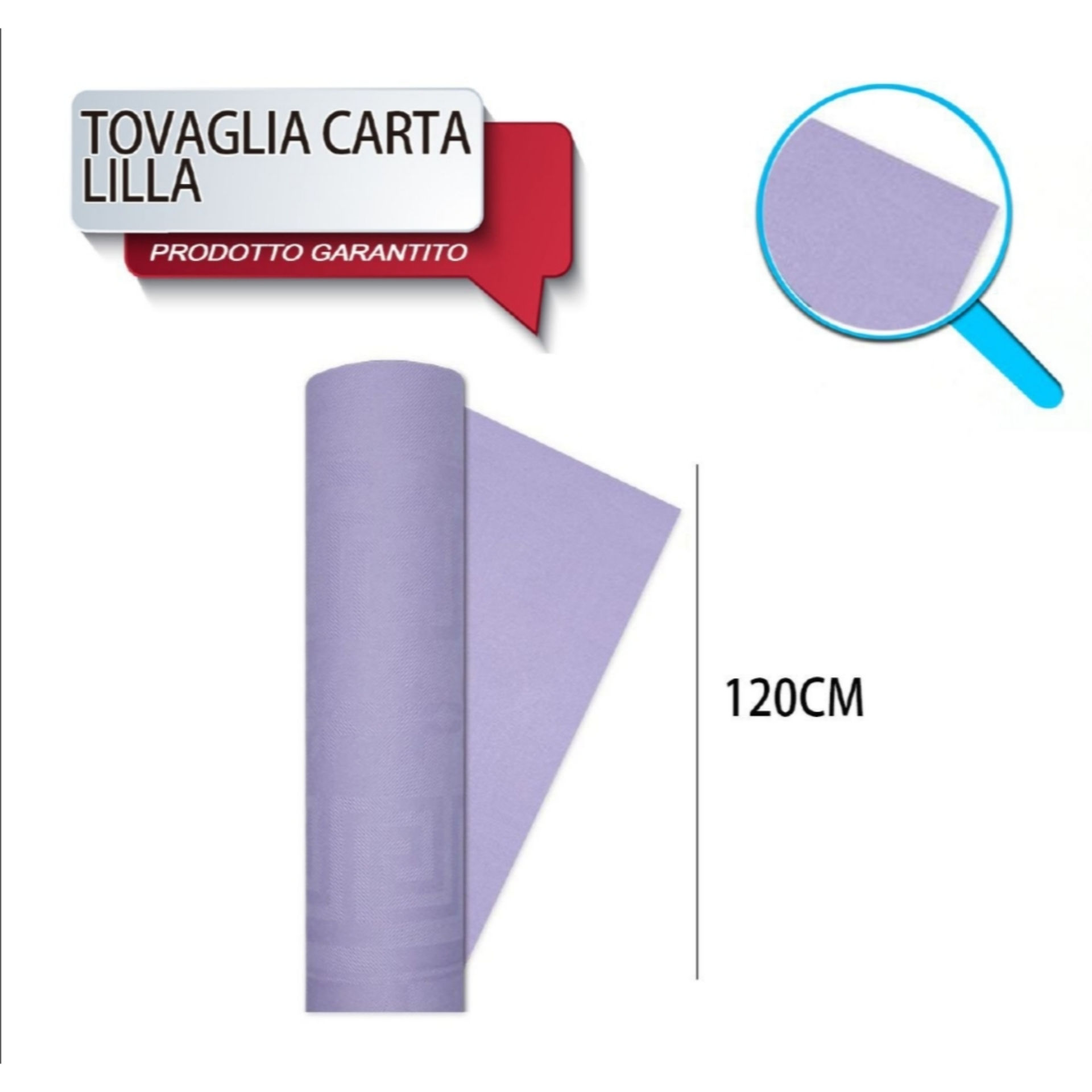TOVAG CARTA ROTOLO MT 1,20X7 LILLA DODopla